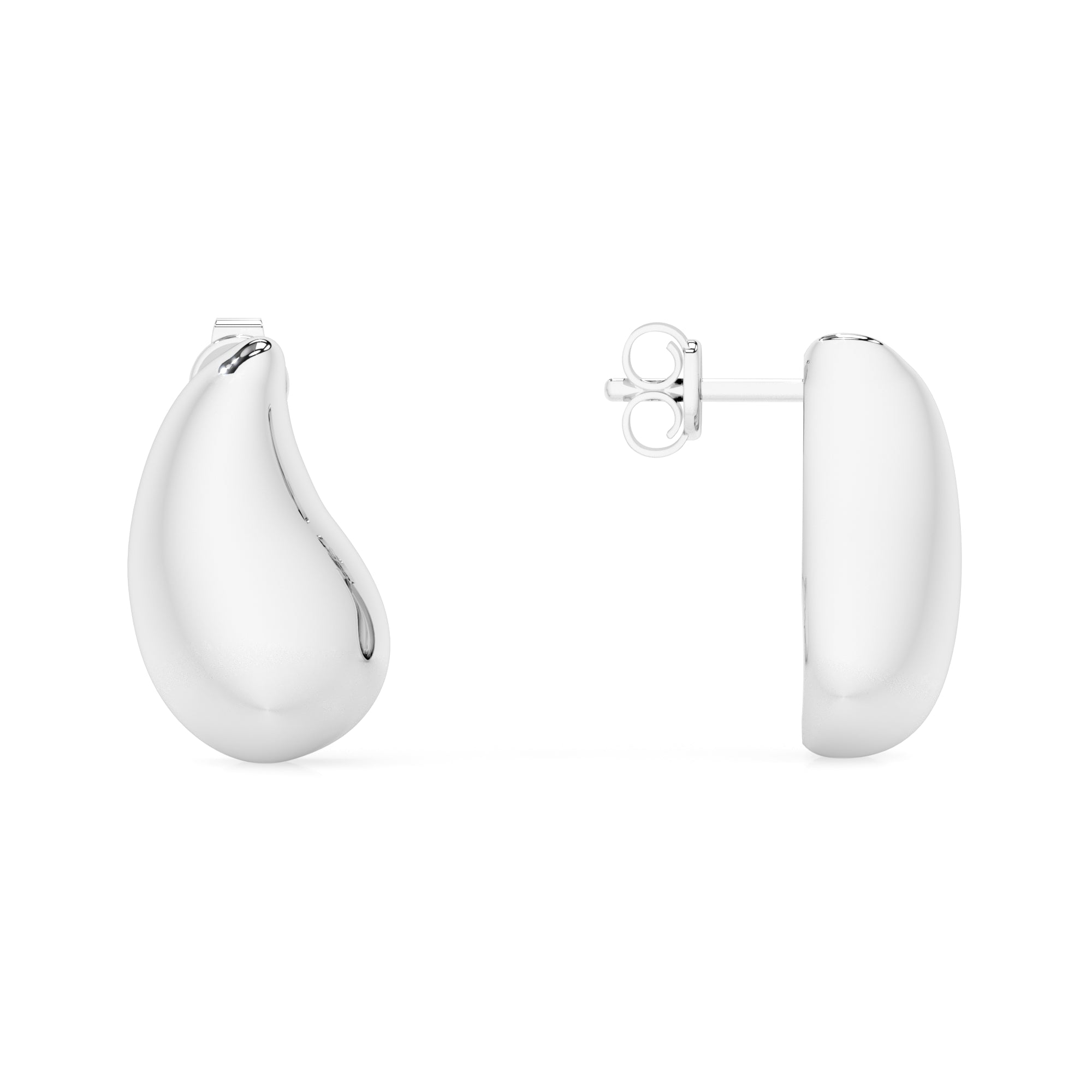 Ohrstecker Tropfen groß