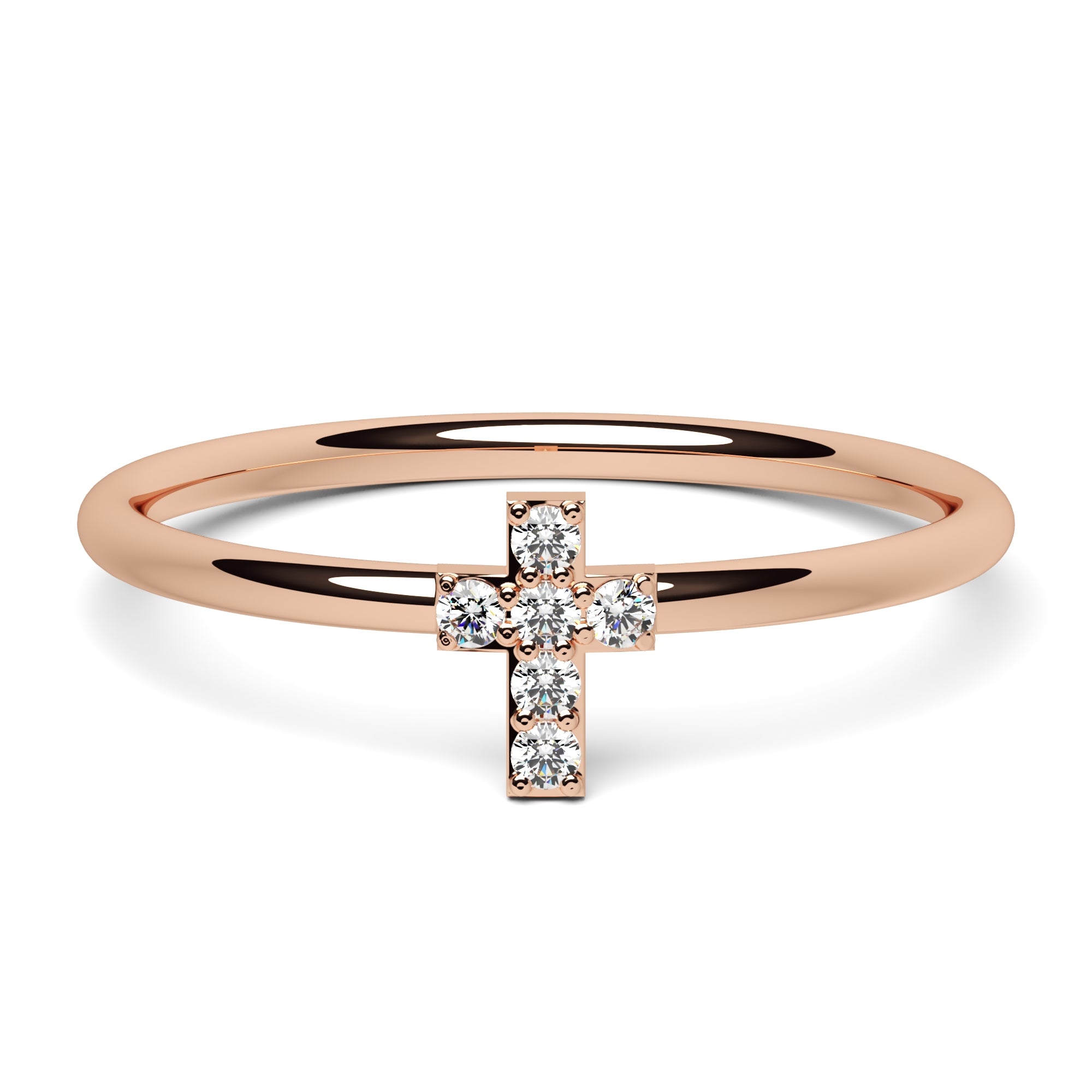 Ring Kreuz Pavé