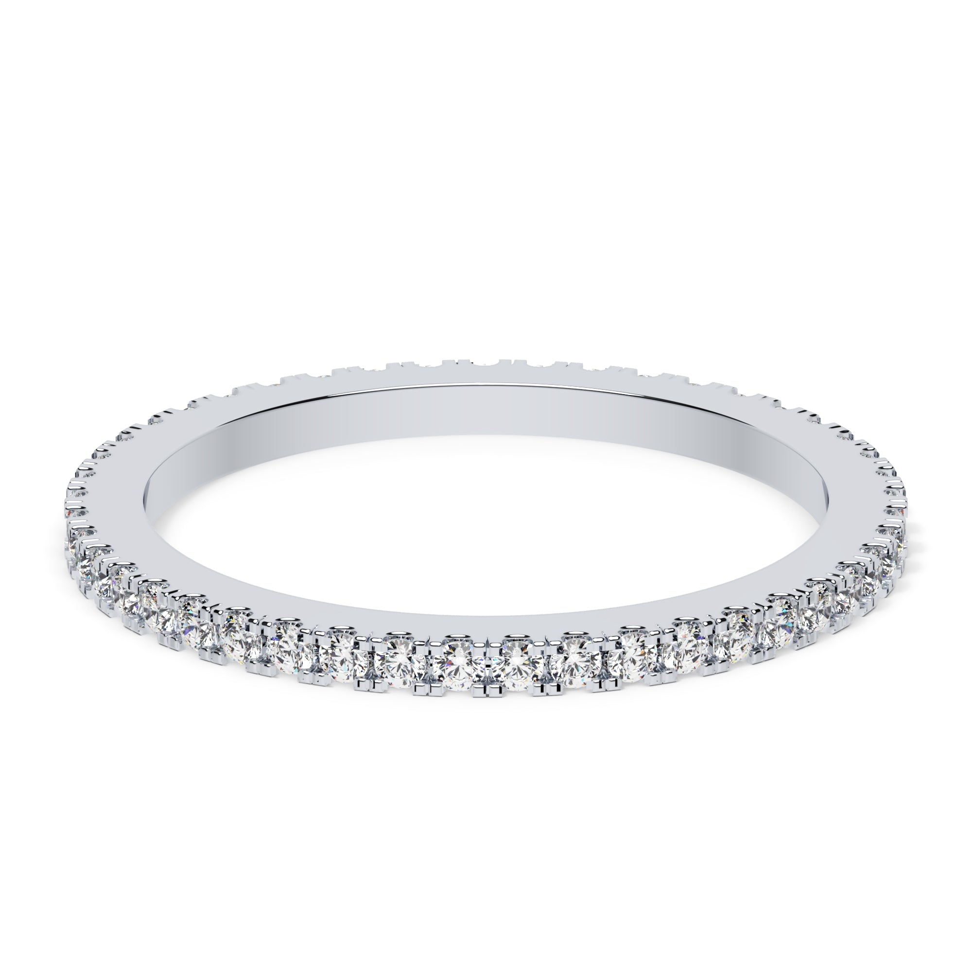 Ring Memoire fein weiße Zirkonia