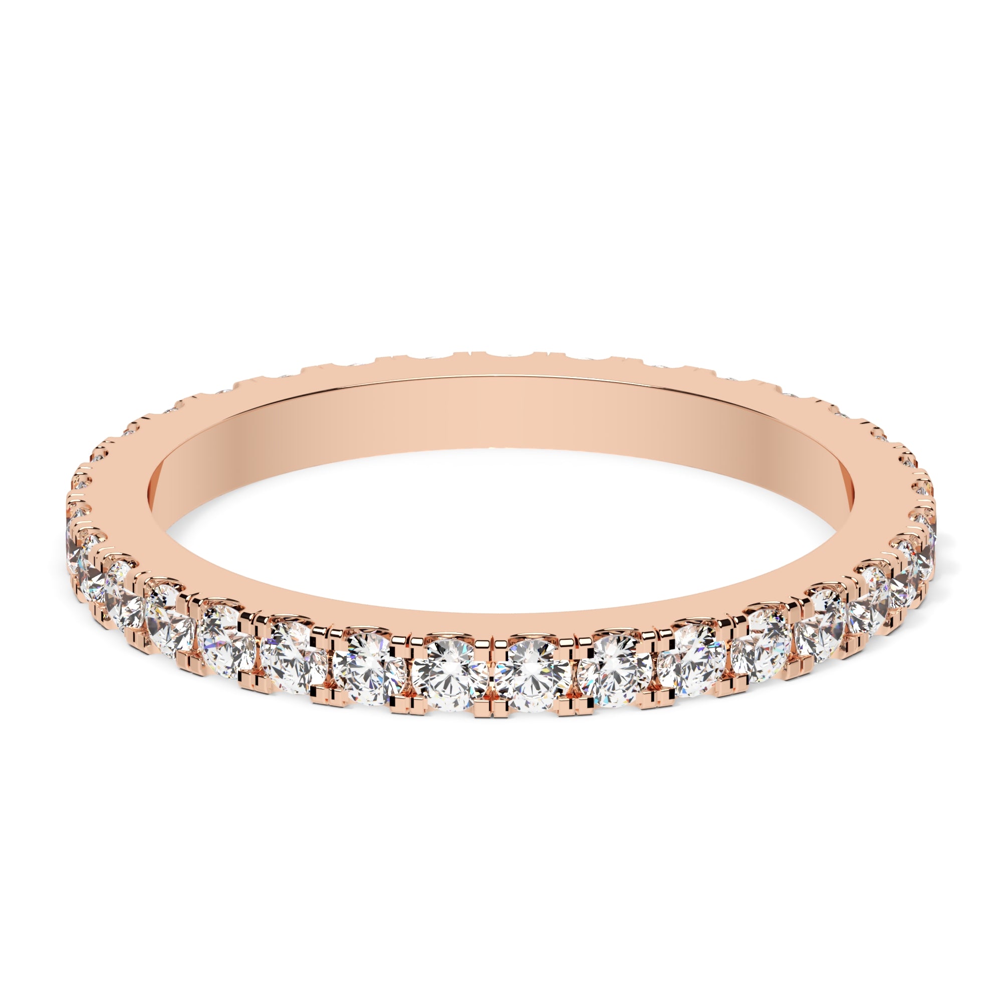 Ring Memoire weiße Zirkonia