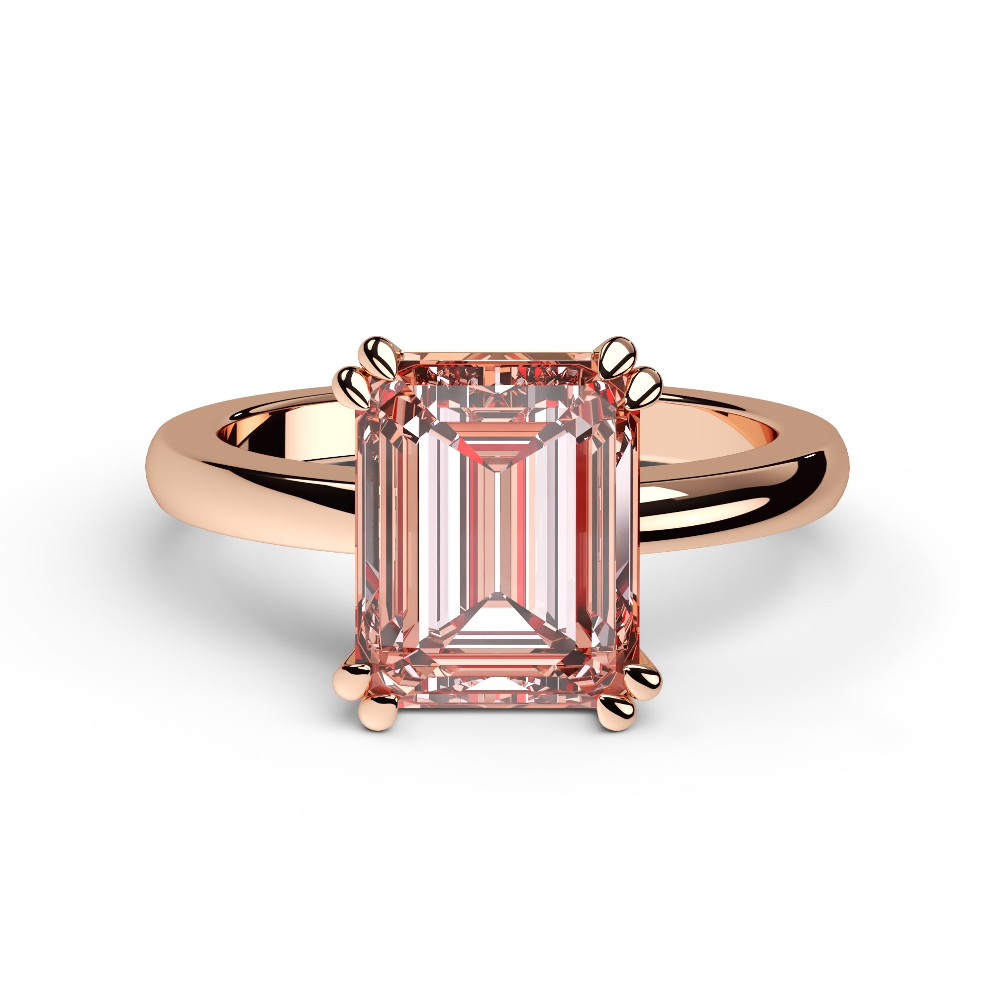 Ring gelber Baguette