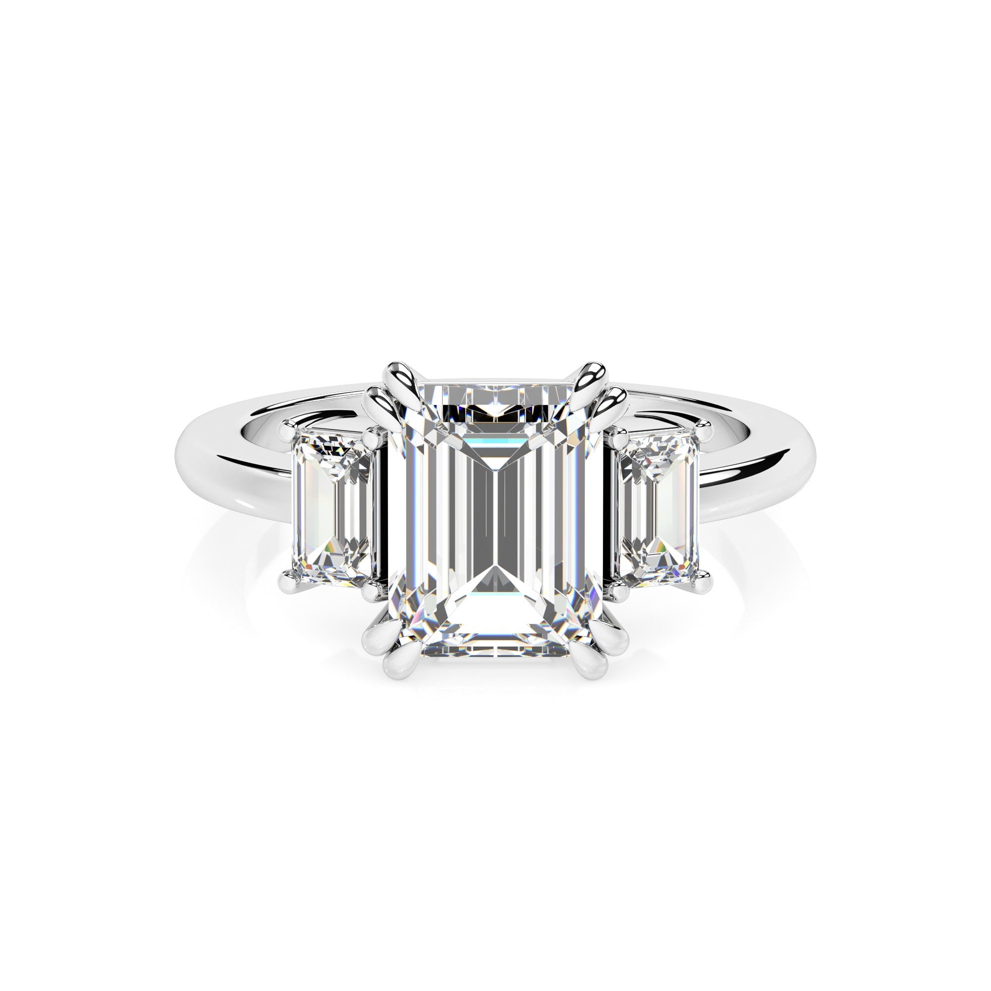 Ring Zirkonia Emerald-Cut