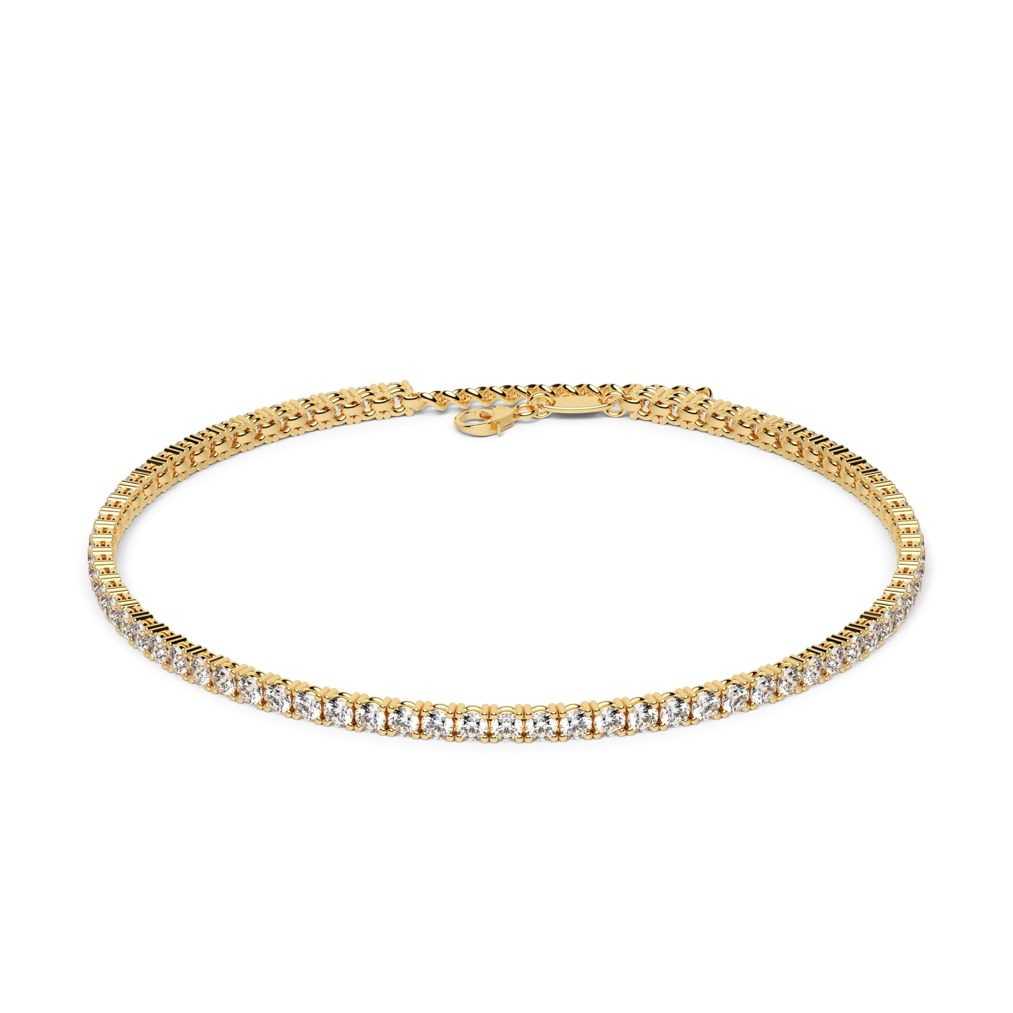 Tennisarmband weiße Zirkonia