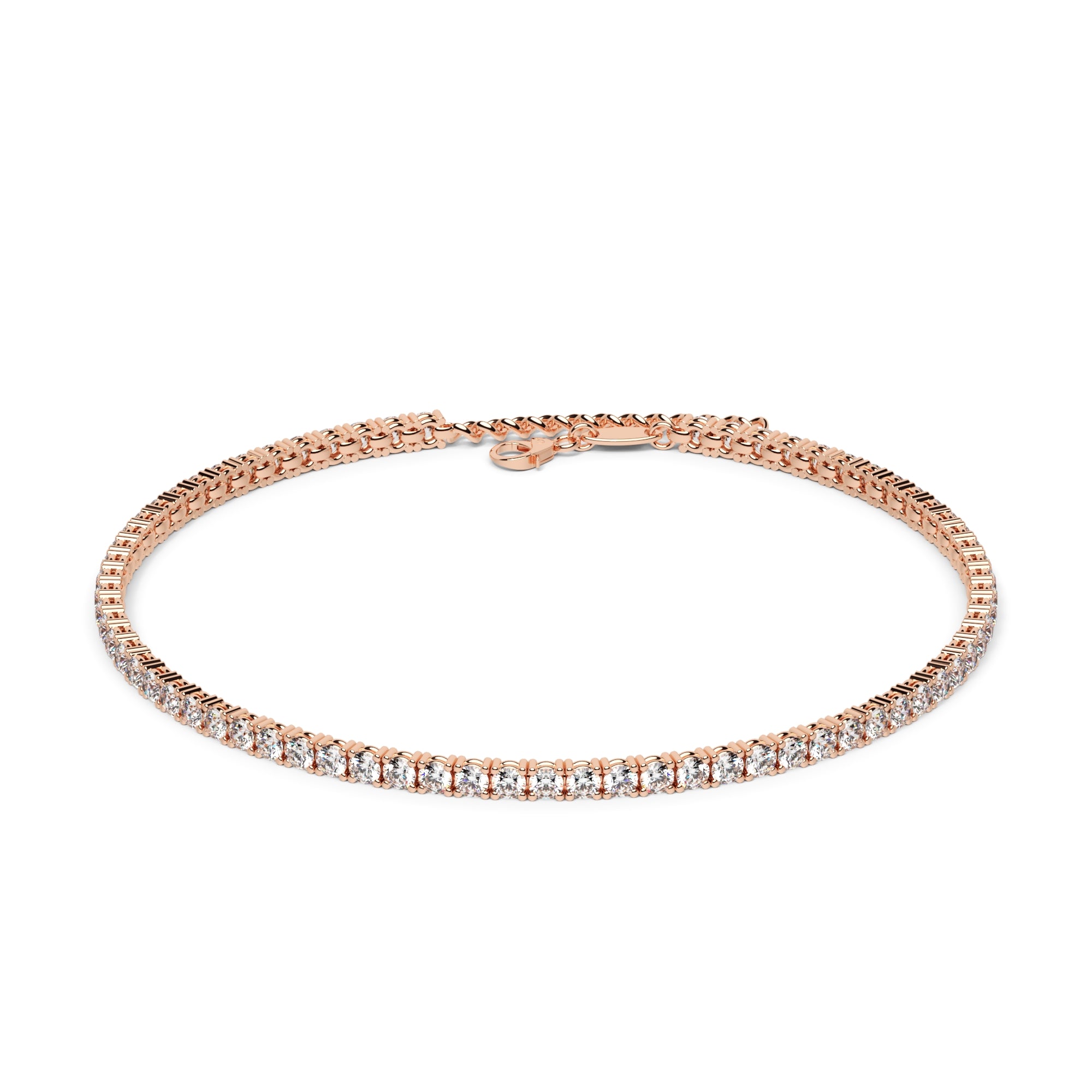 Tennisarmband weiße Zirkonia