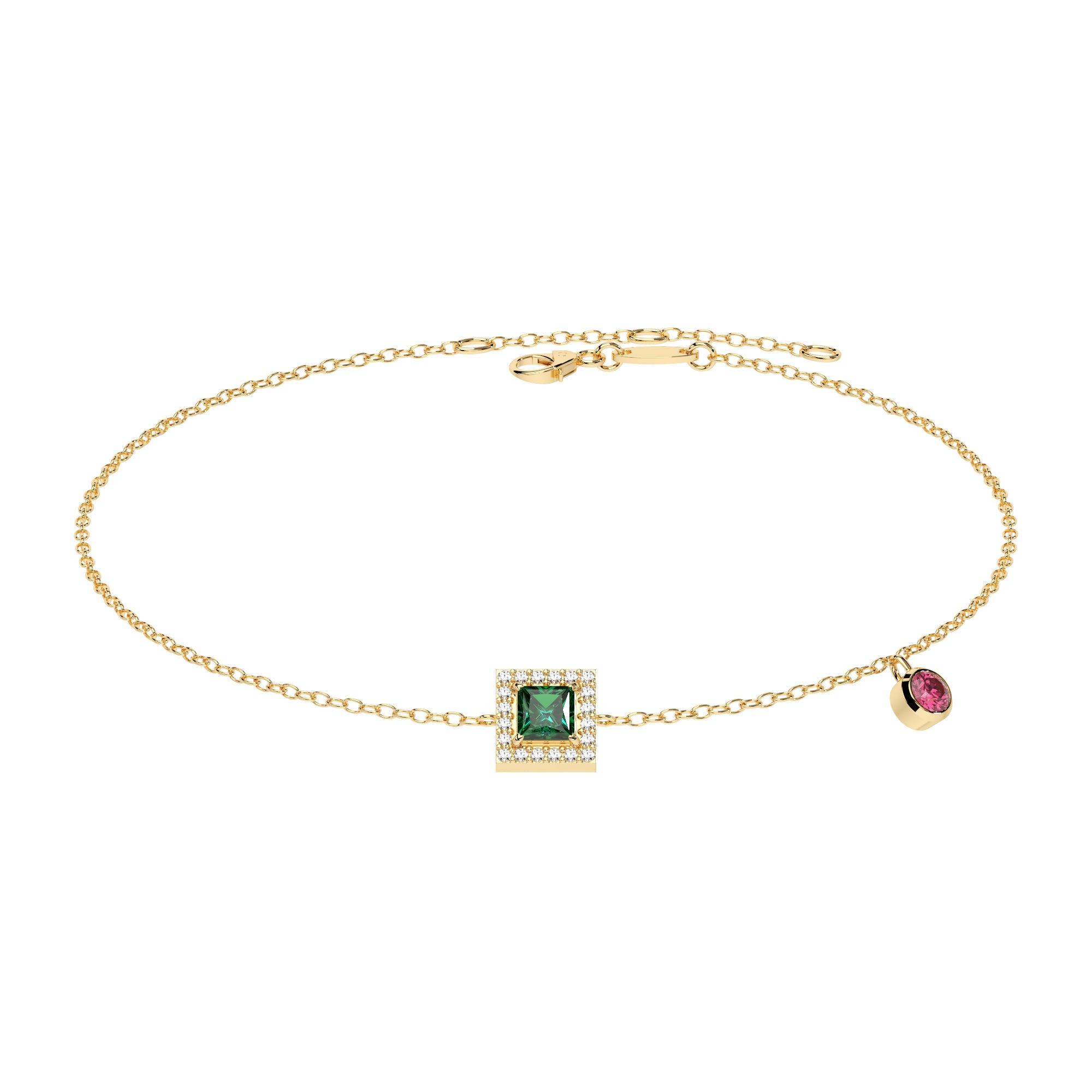 Armband Halo eckig