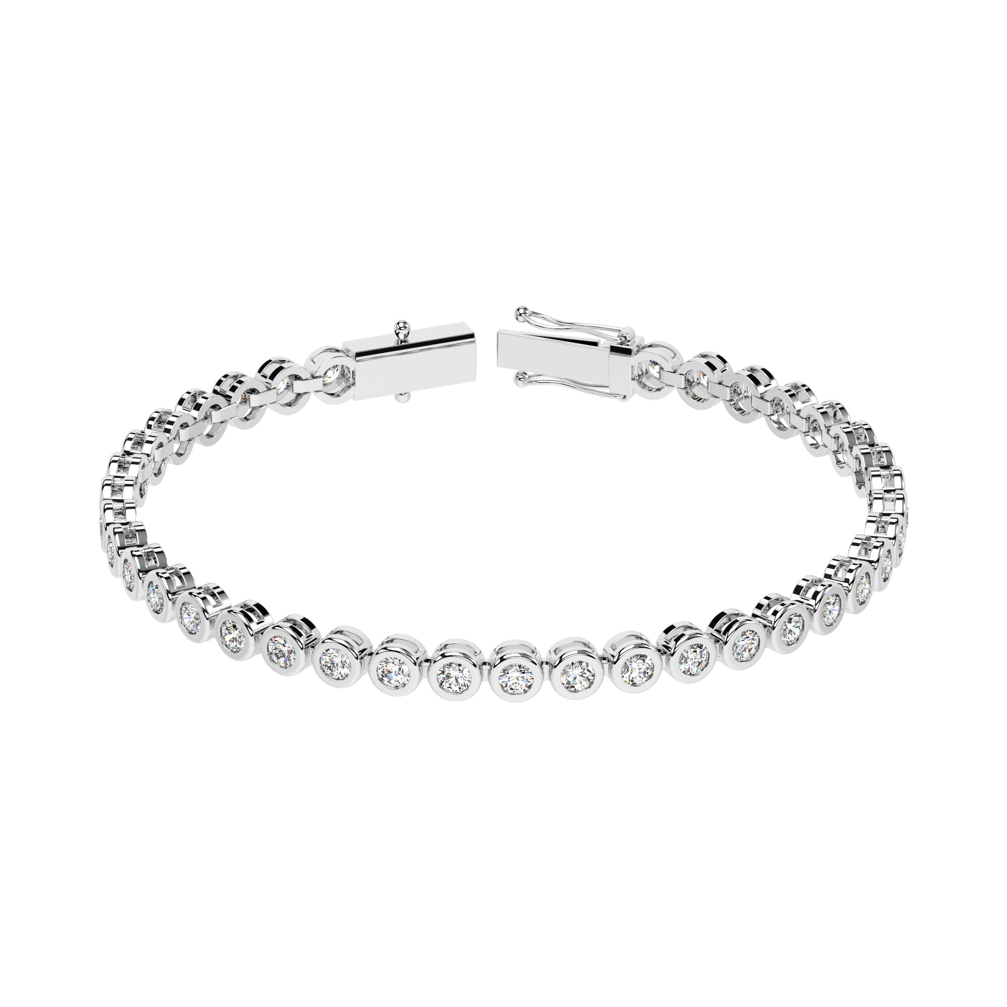 Tennisarmband fein Zarge