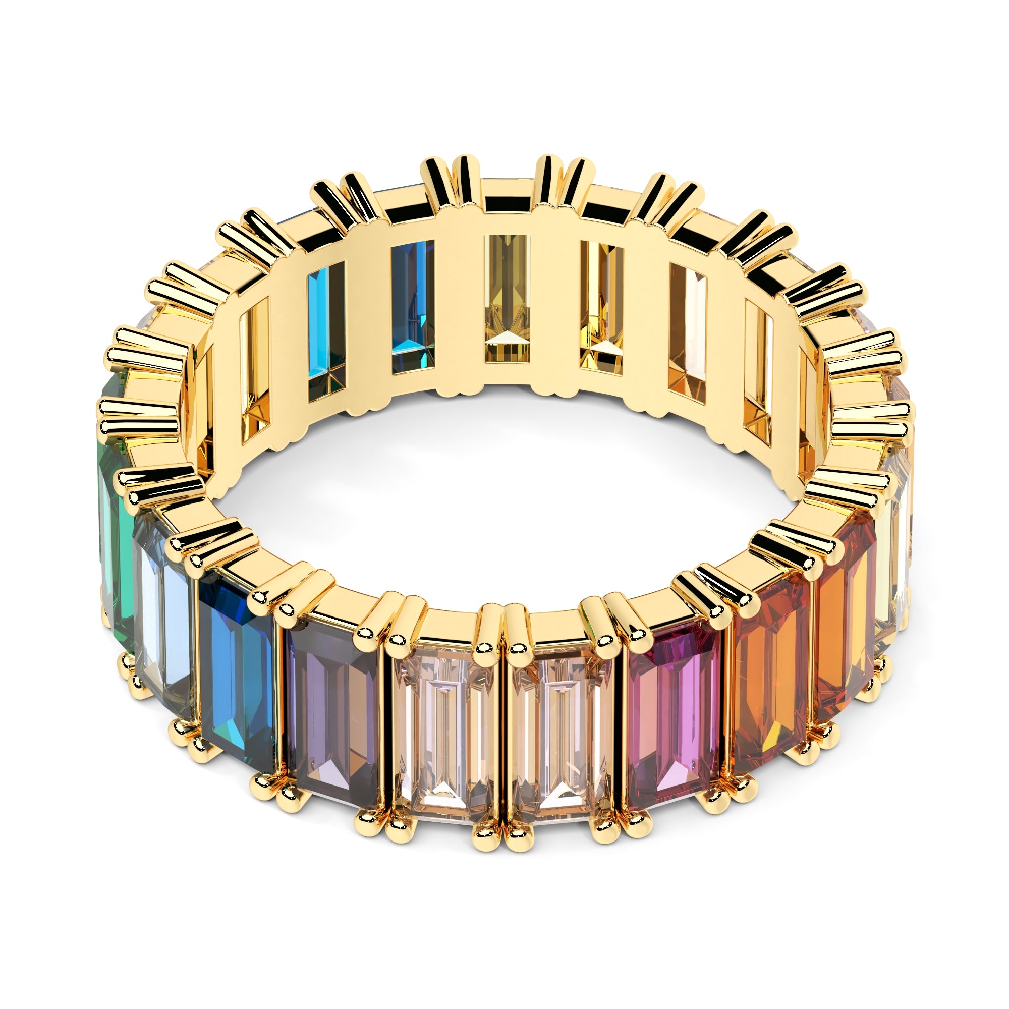 Ring Baguette Rainbow