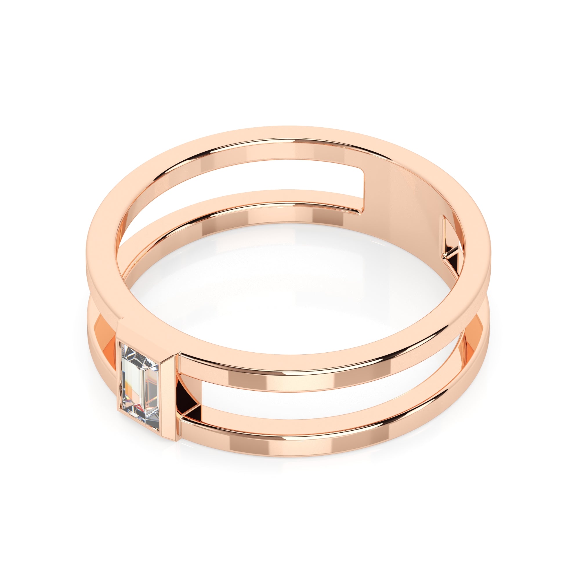 Ring doppelt Baguette