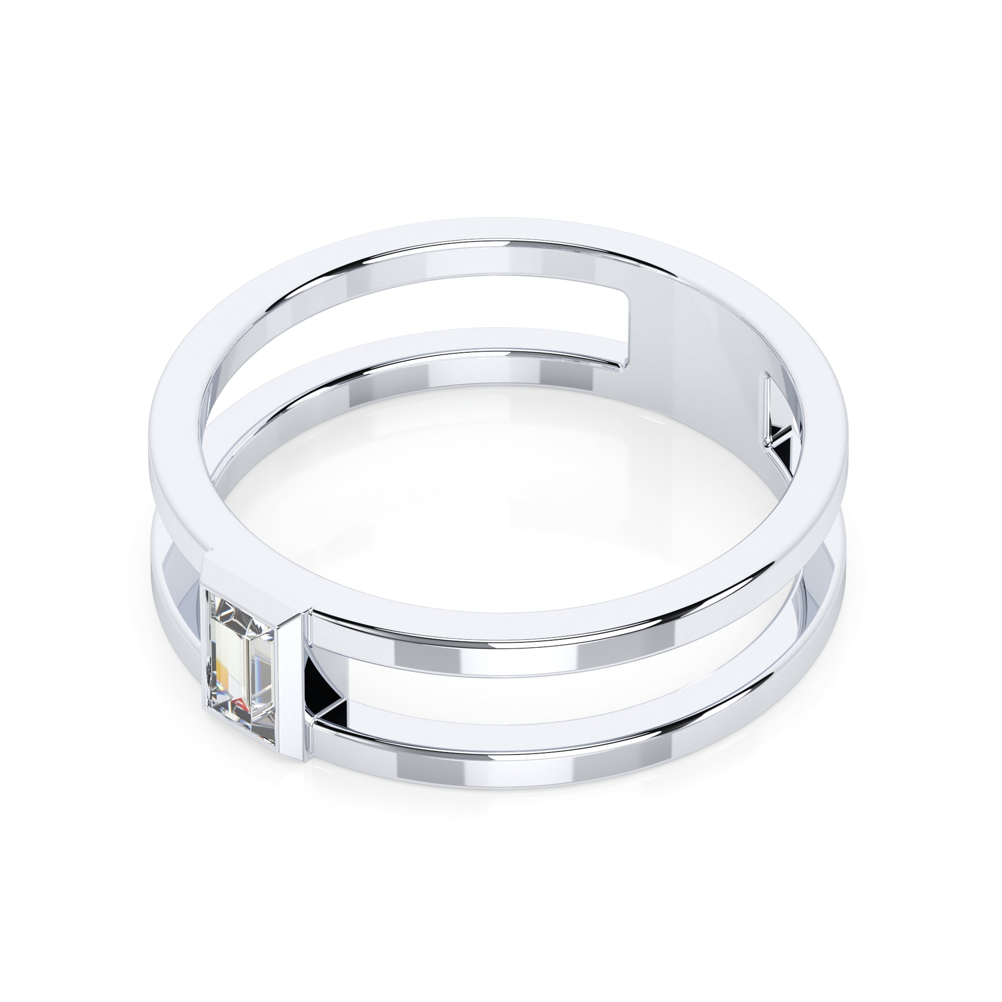 Ring doppelt Baguette