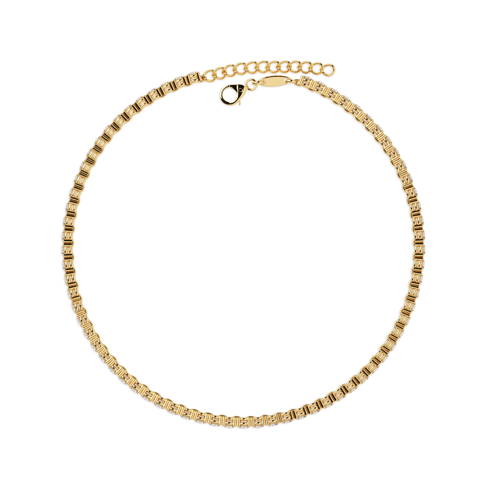 Tennisarmband weiße Zirkonia