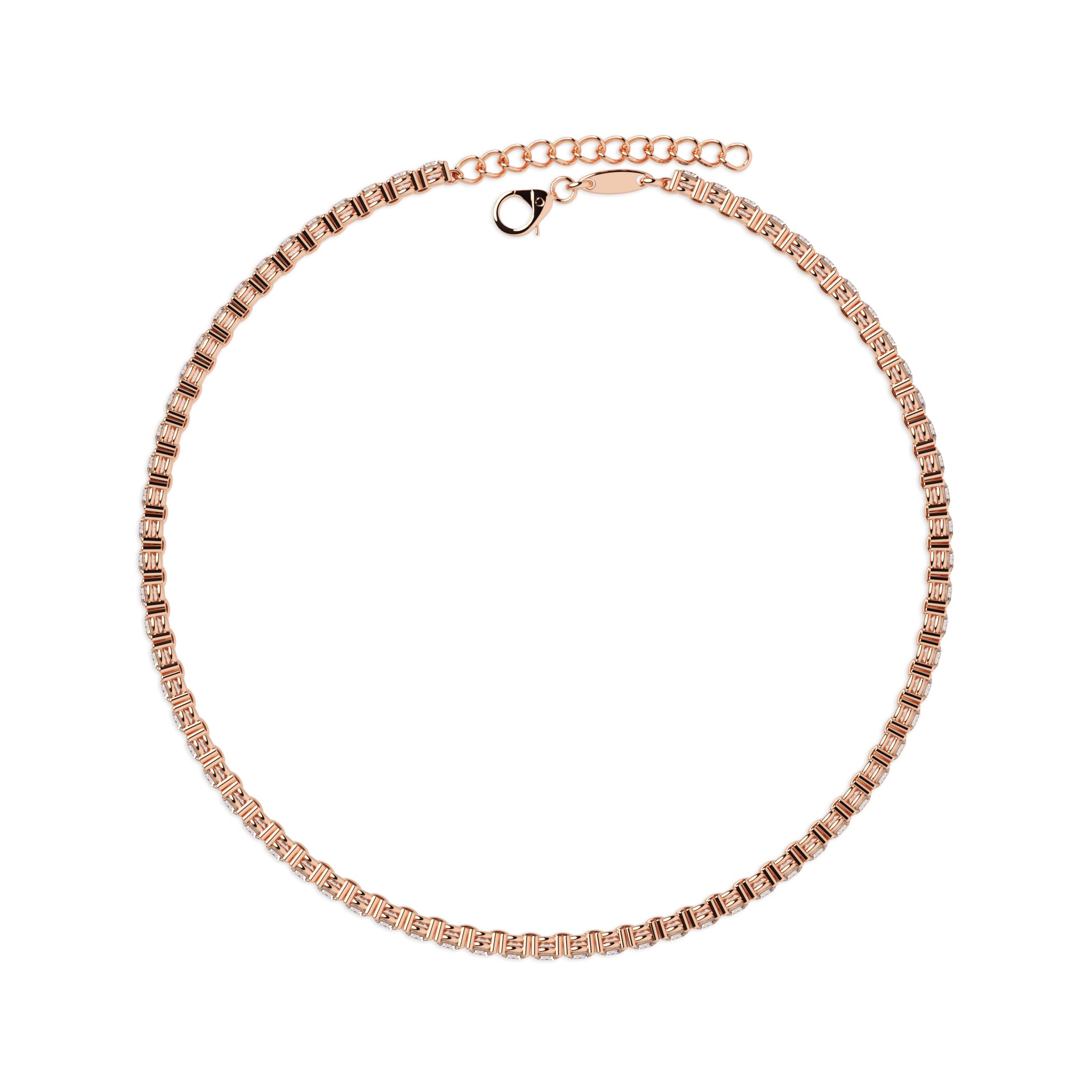 Tennisarmband weiße Zirkonia