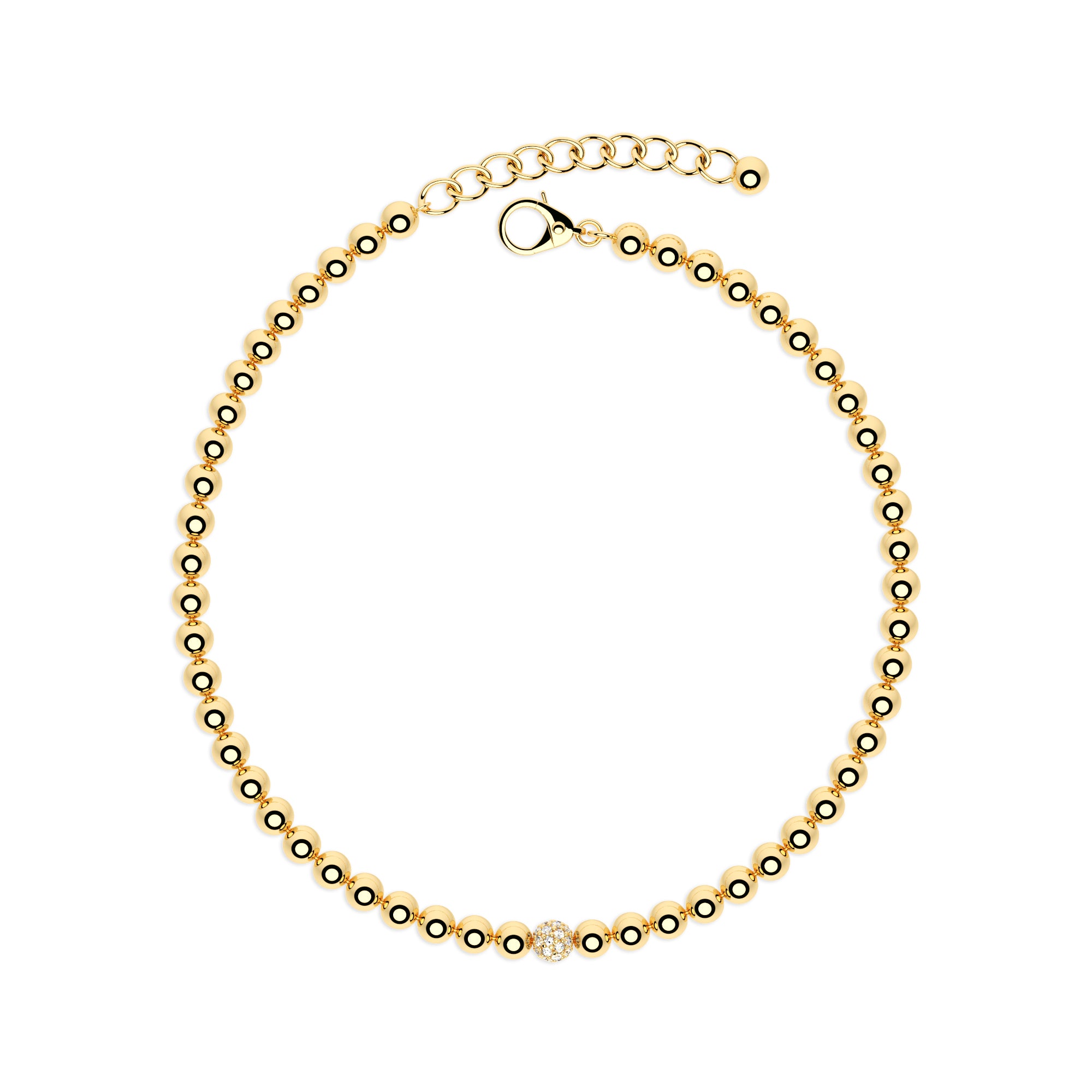 Kugelarmband Pavé