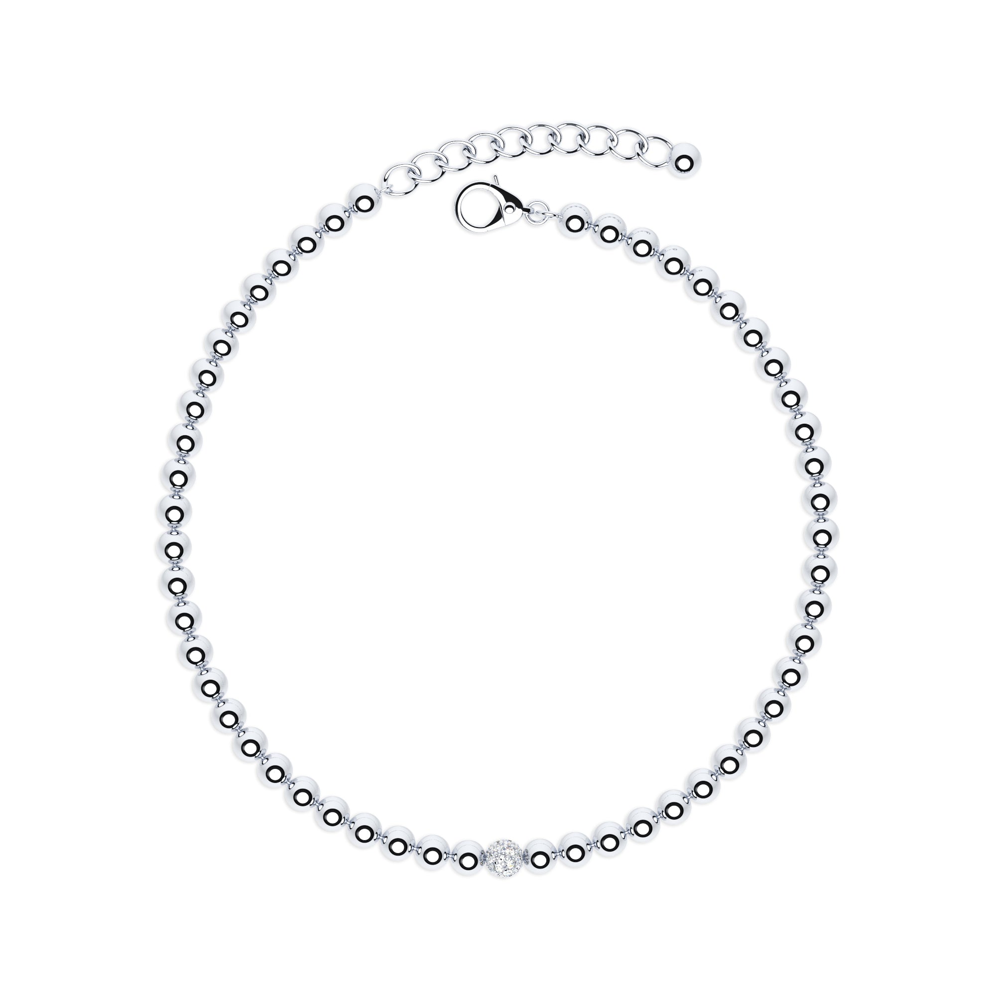 Kugelarmband Pavé