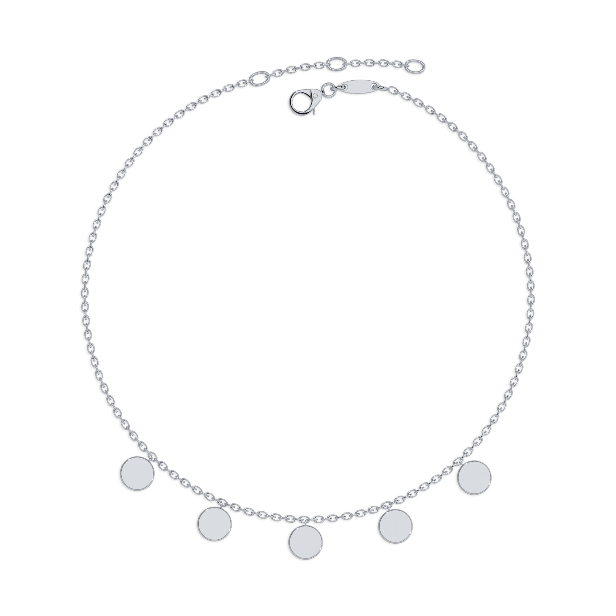 Armband mit fünf kleinen Coins