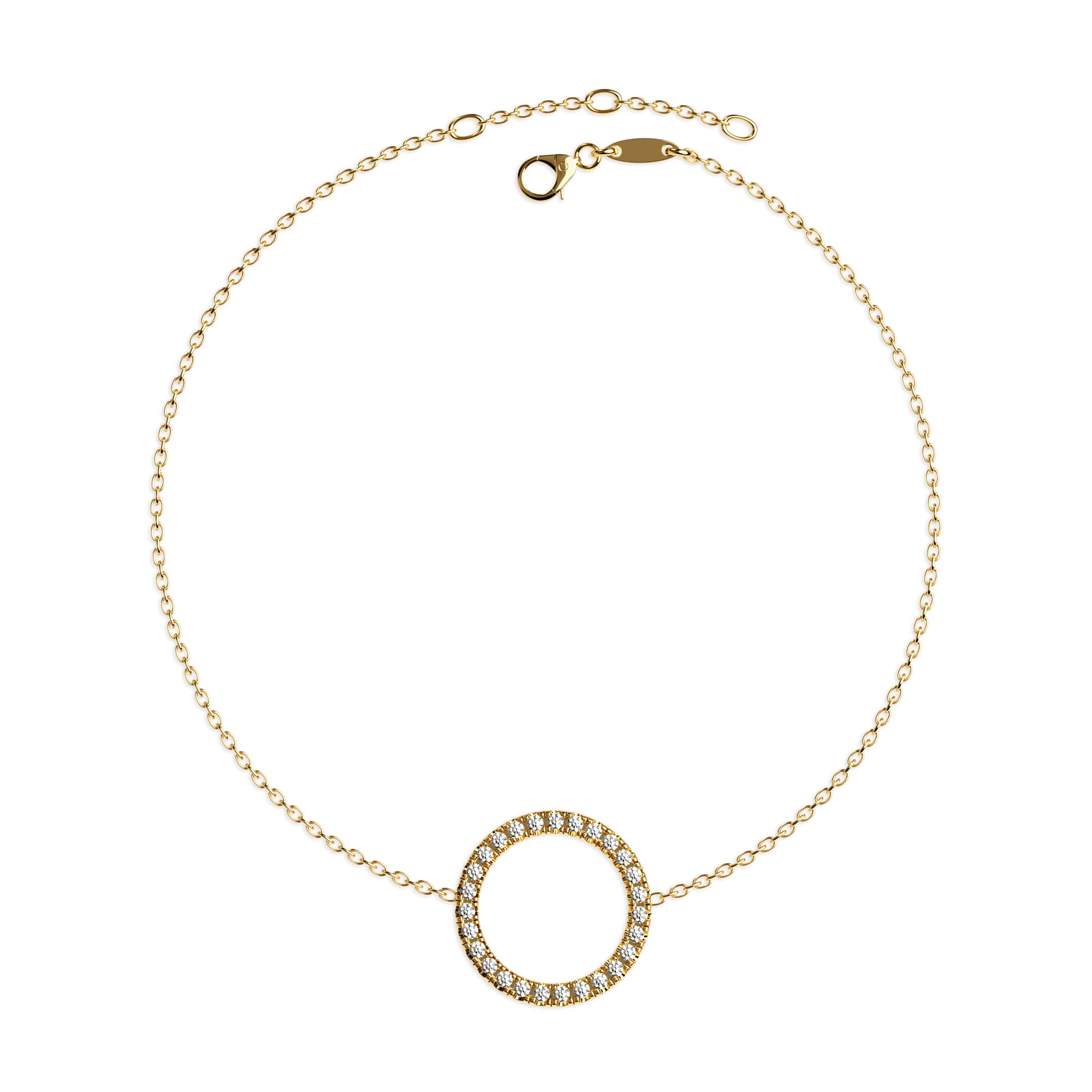 Armband Kreis Pavé