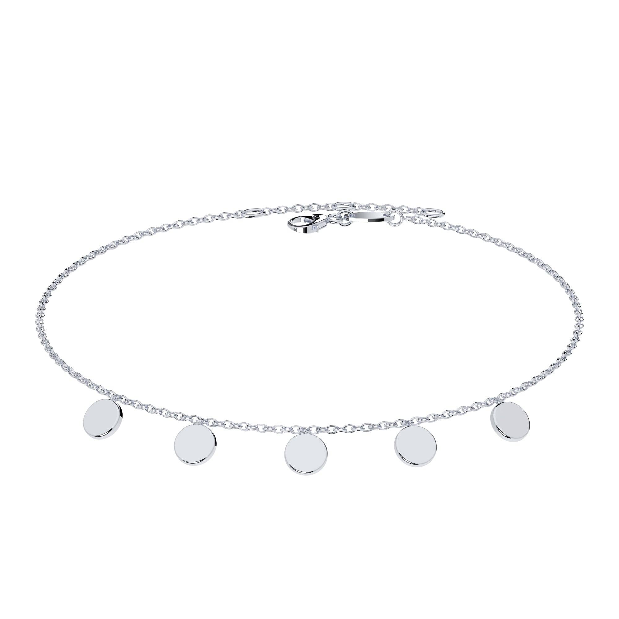 Armband mit fünf kleinen Coins