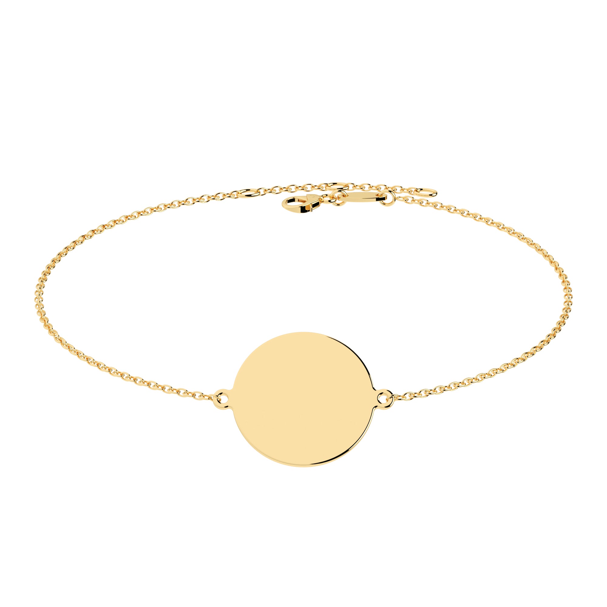 Armband Coin eingebunden