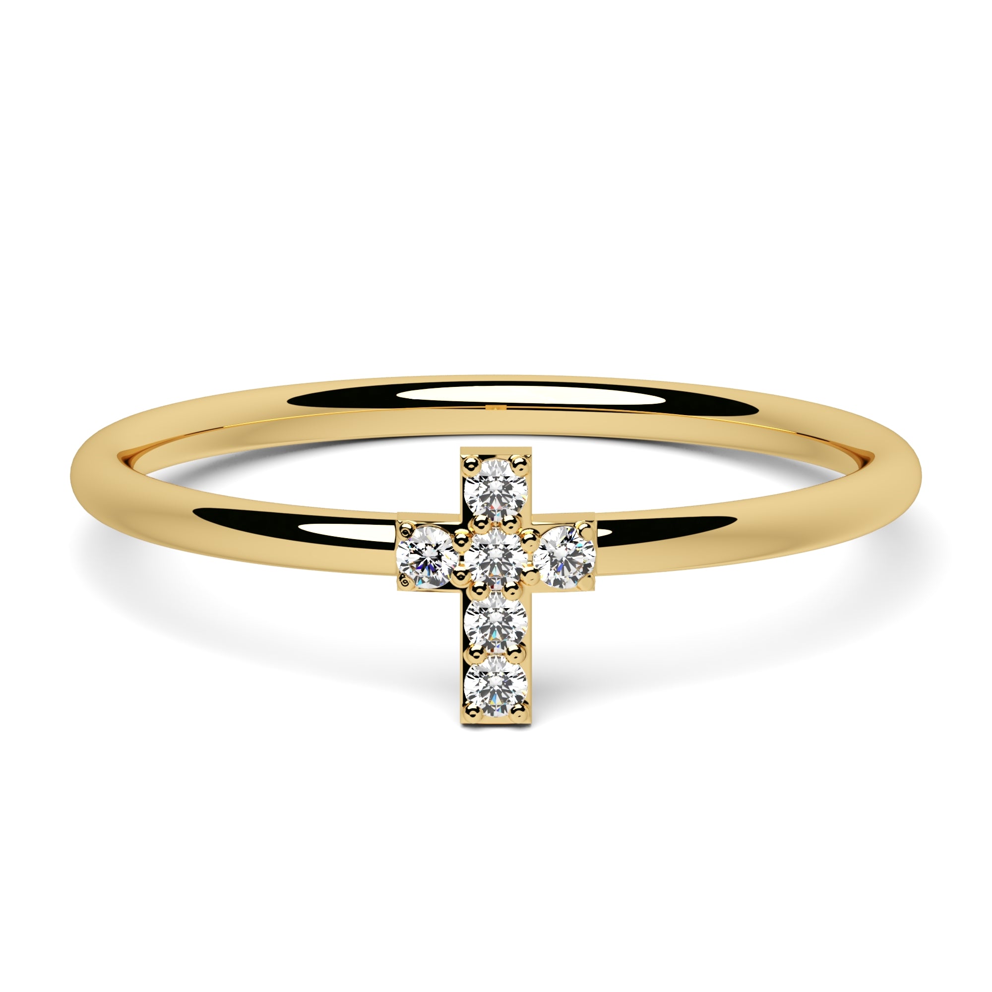 Ring Kreuz Pavé
