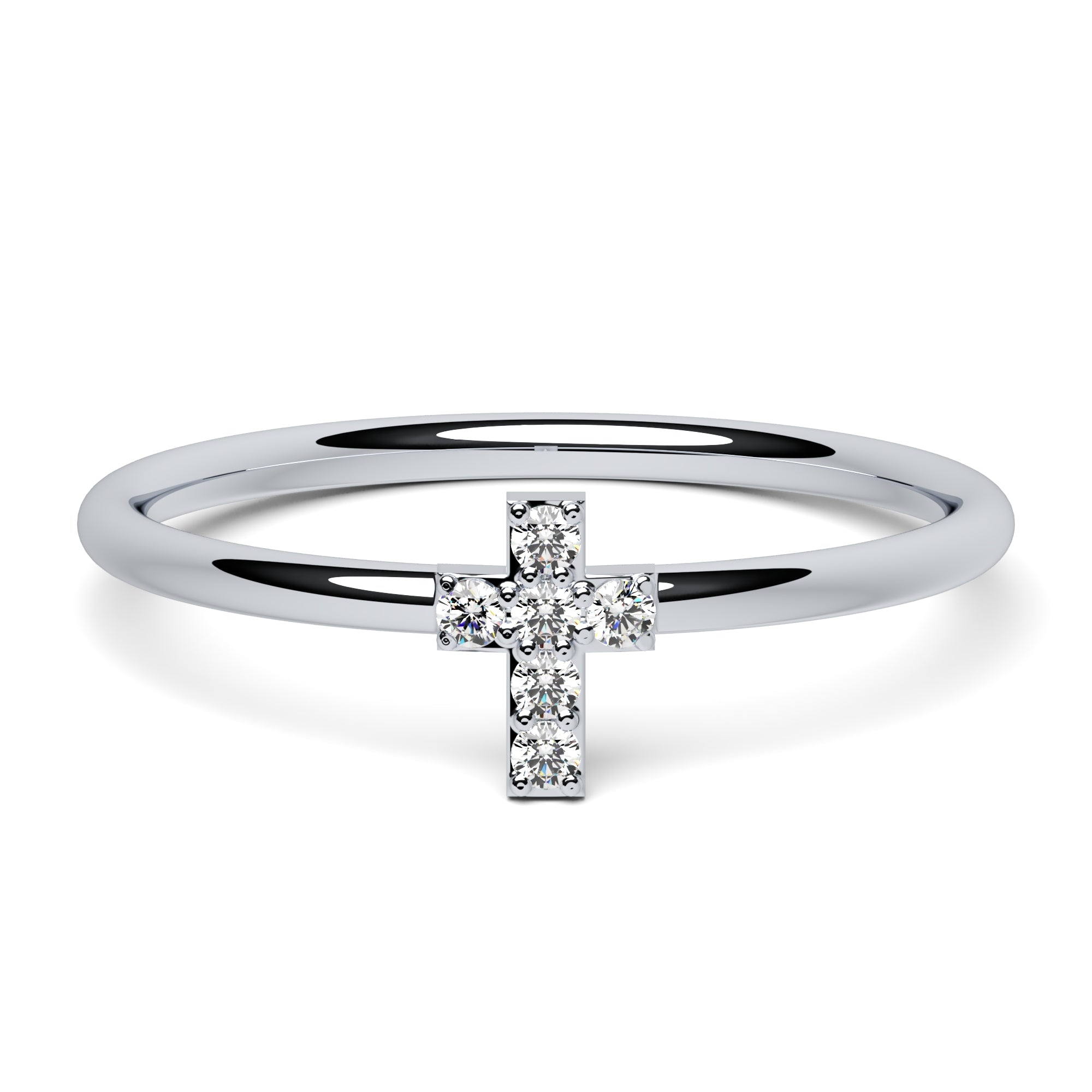 Ring Kreuz Pavé