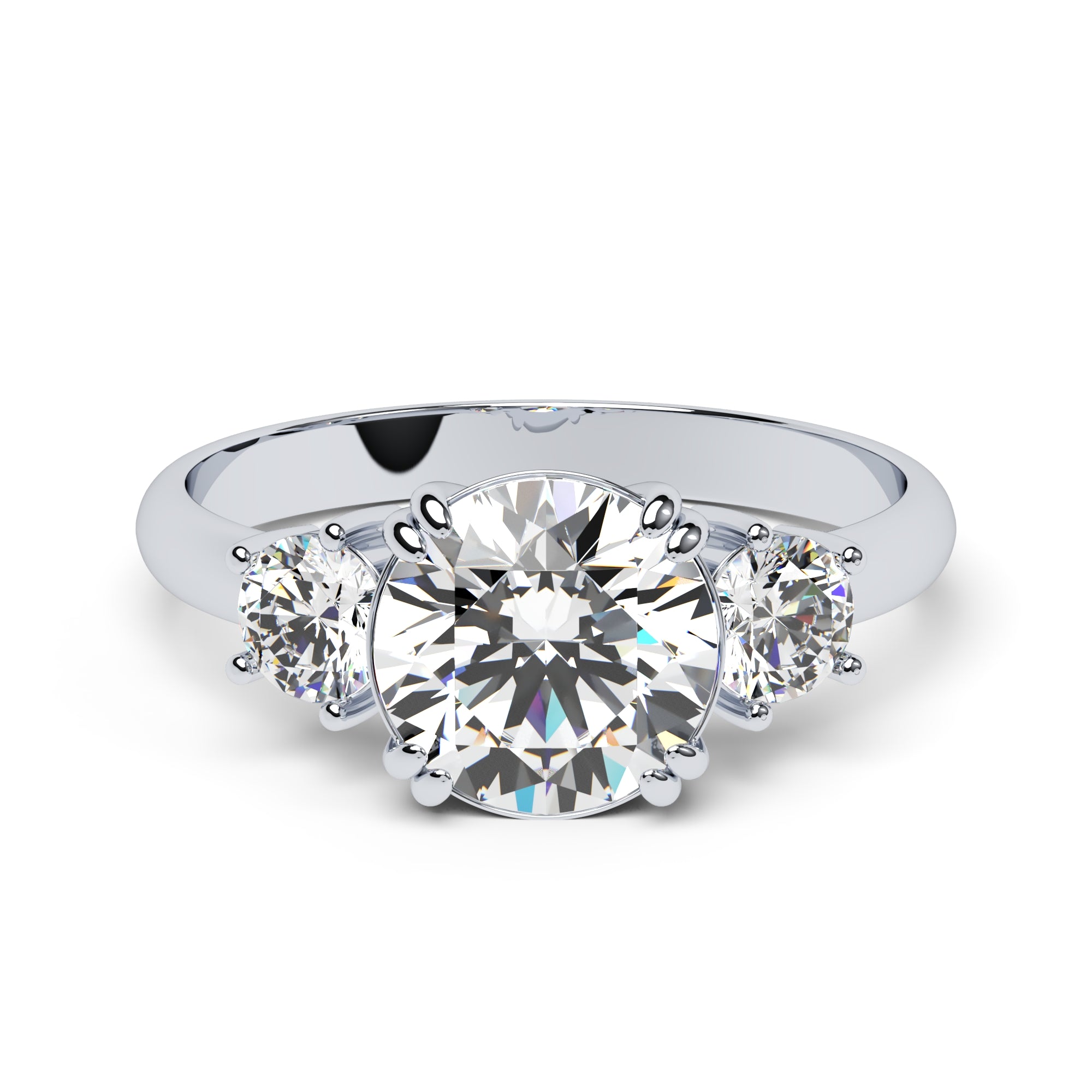 Ring drei weiße Zirkonia