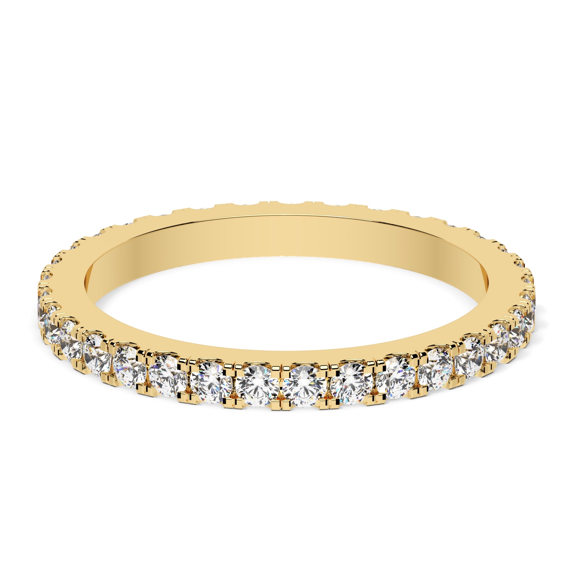 Ring Memoire weiße Zirkonia