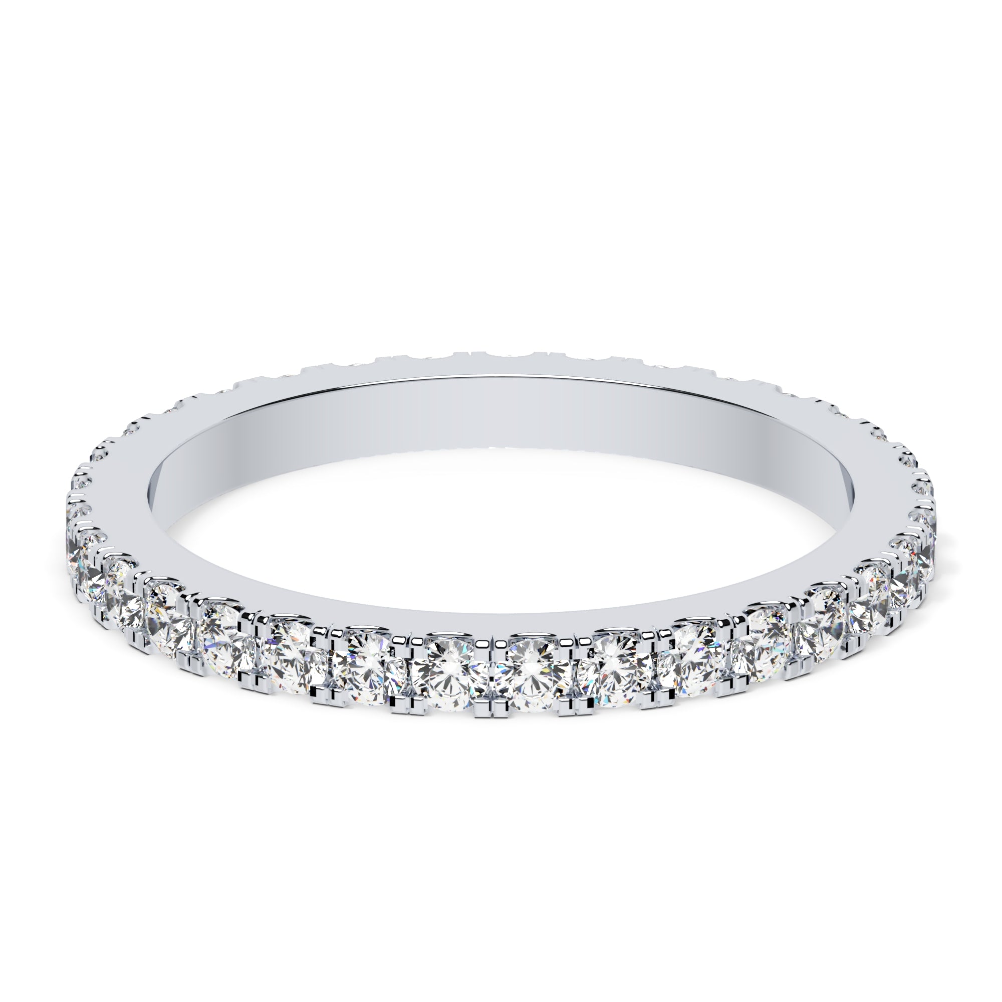 Ring Memoire weiße Zirkonia