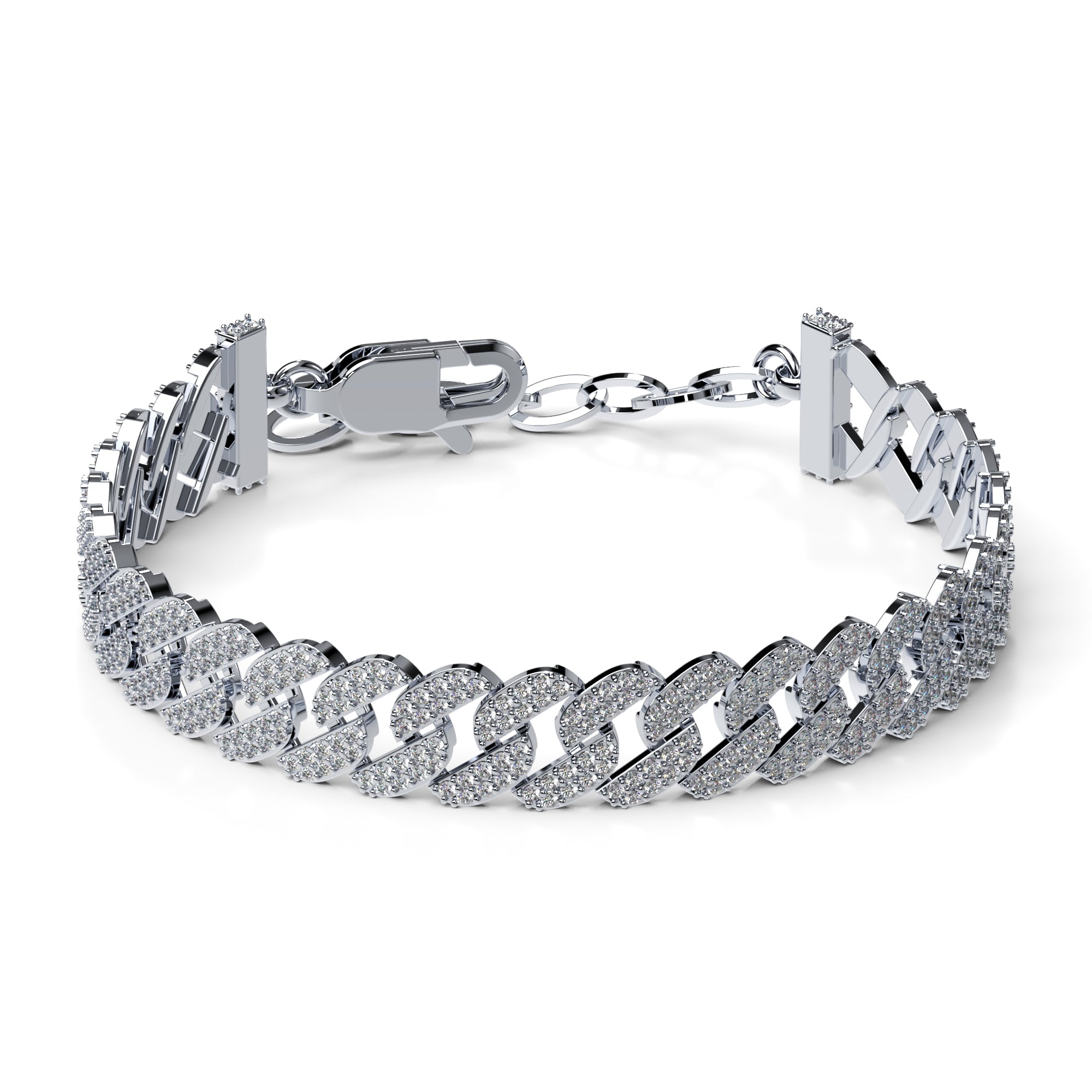 Panzerarmband Iced out