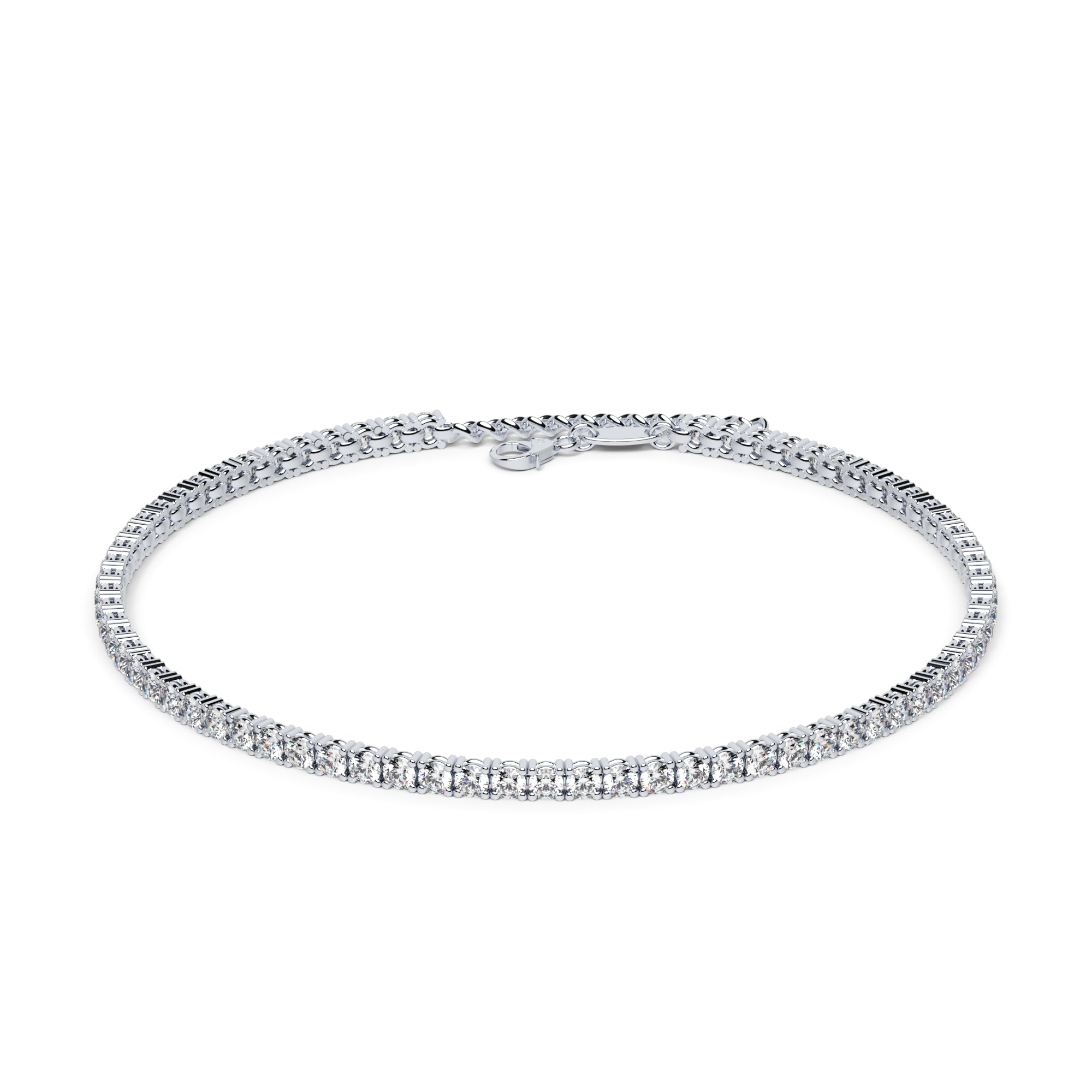 Tennisarmband weiße Zirkonia