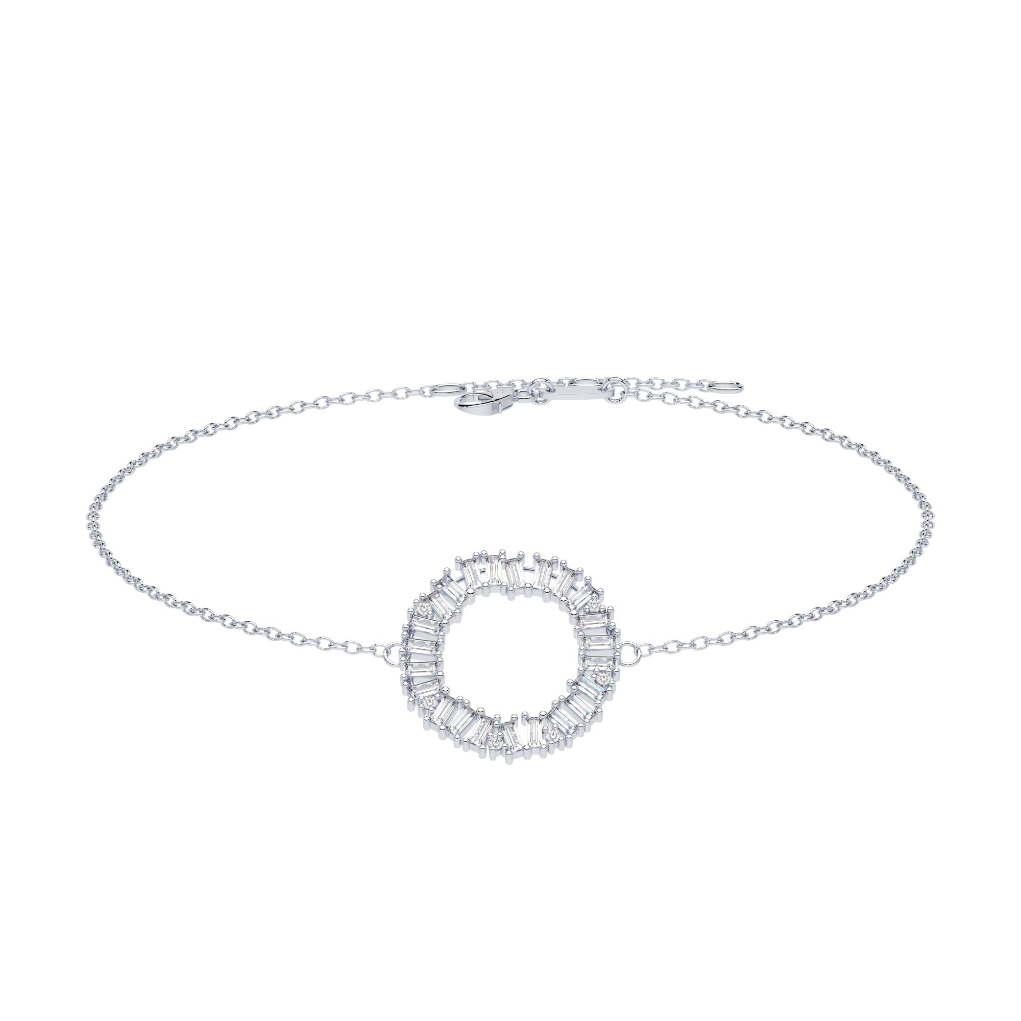 Armband Baguette Kreis