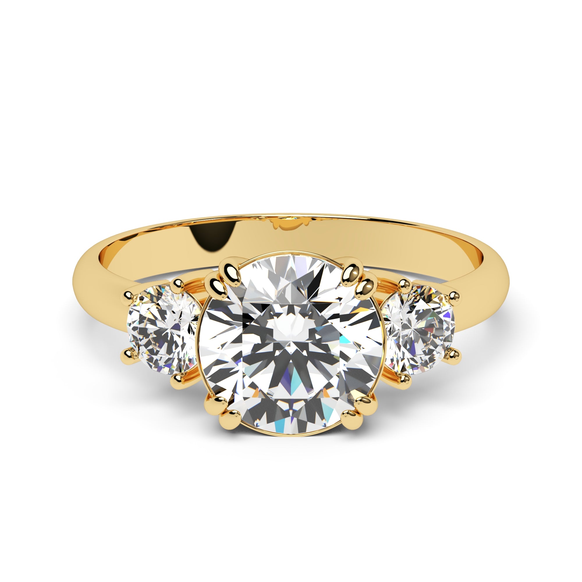 Ring drei weiße Zirkonia
