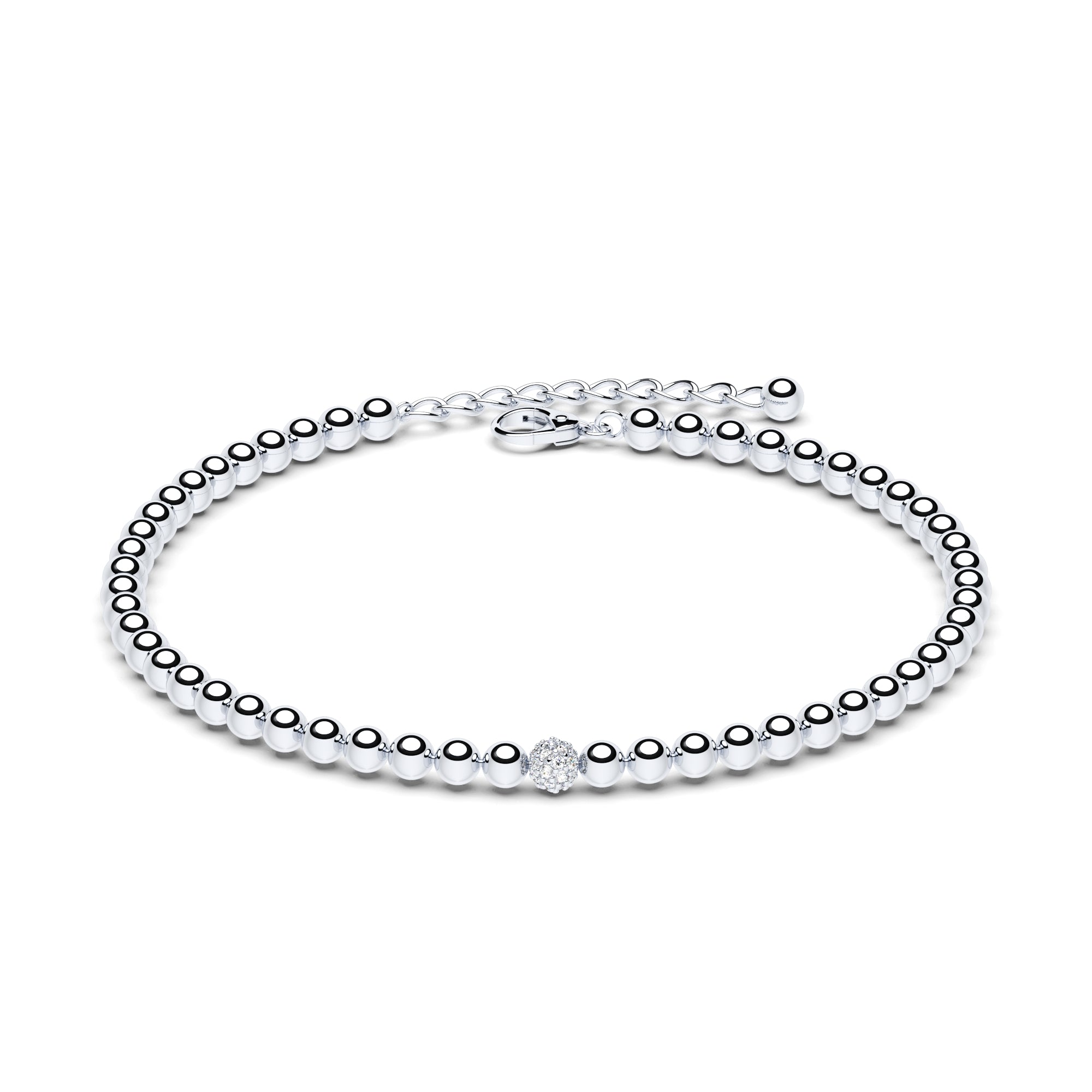 Kugelarmband Pavé
