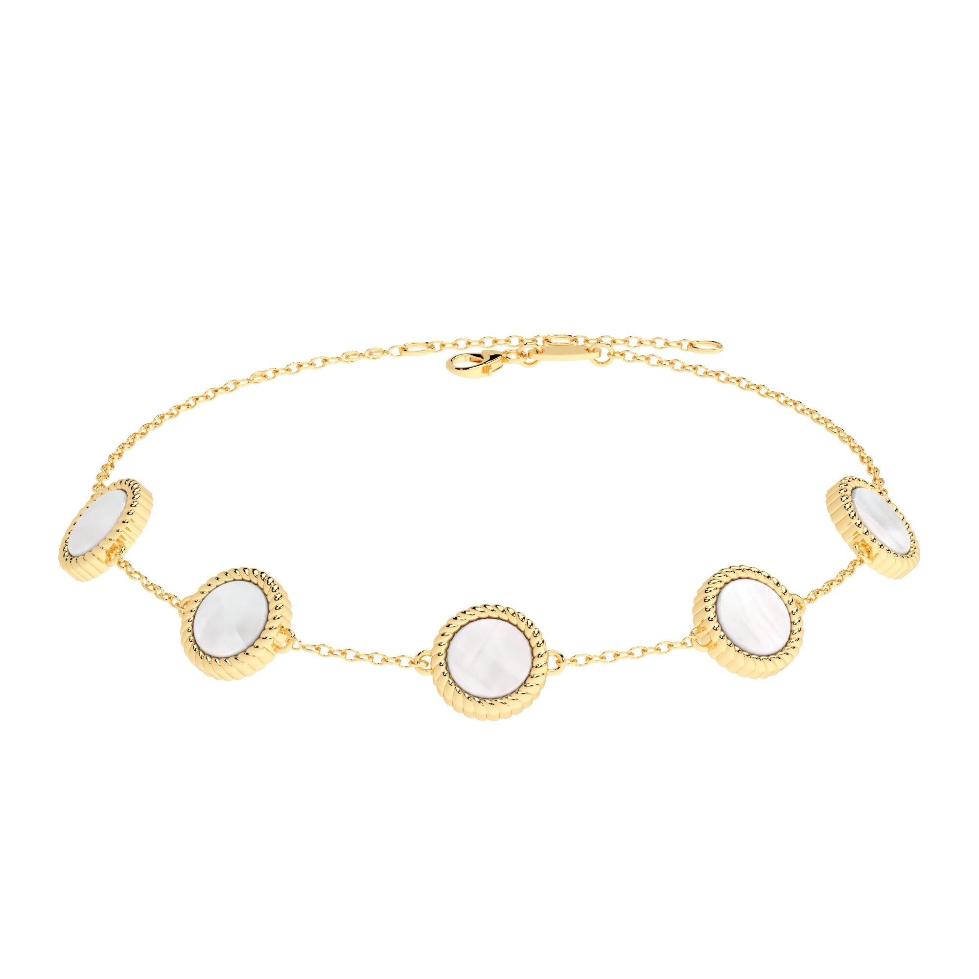 Armband Coins Perlmutt