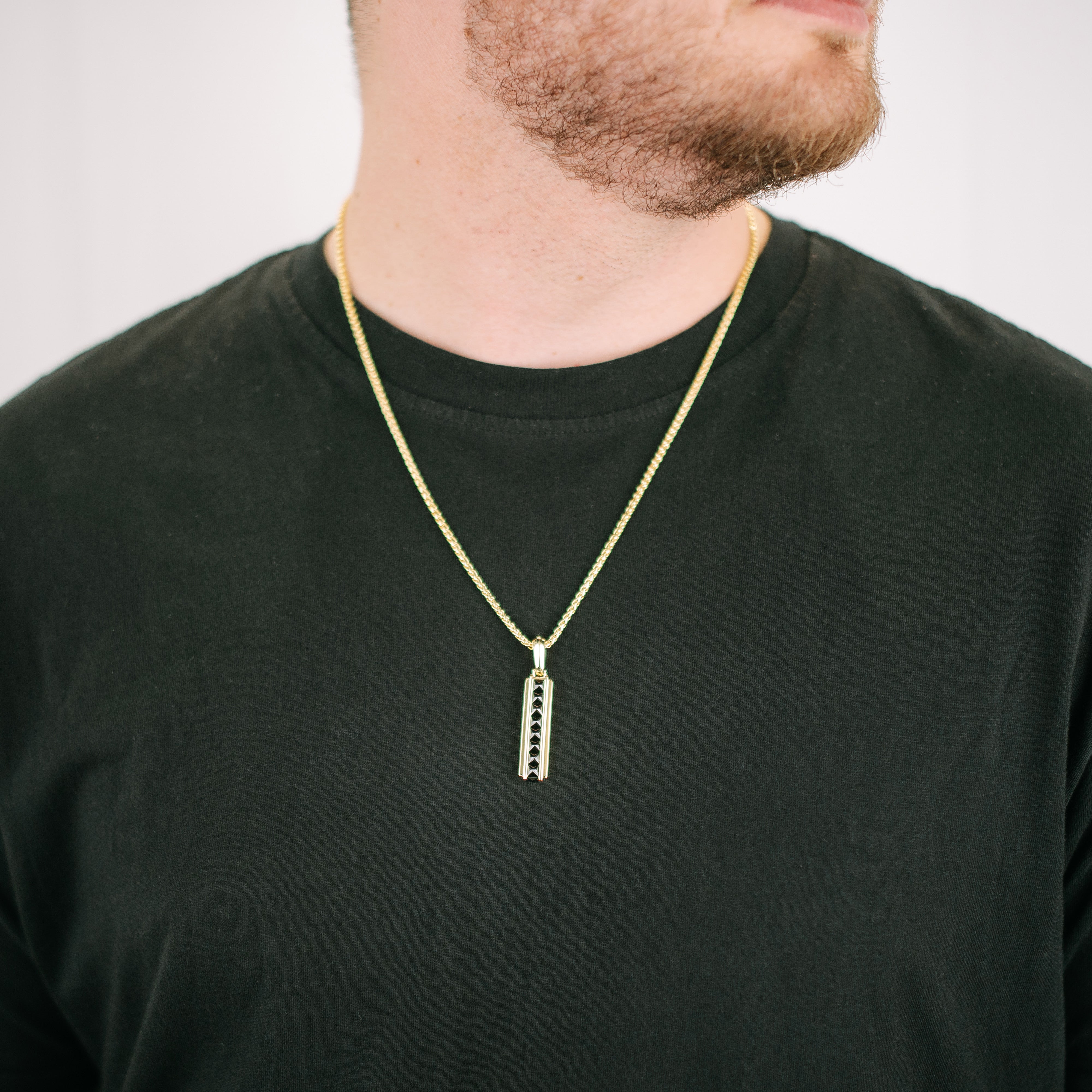 Anhänger Pyramide Onyx