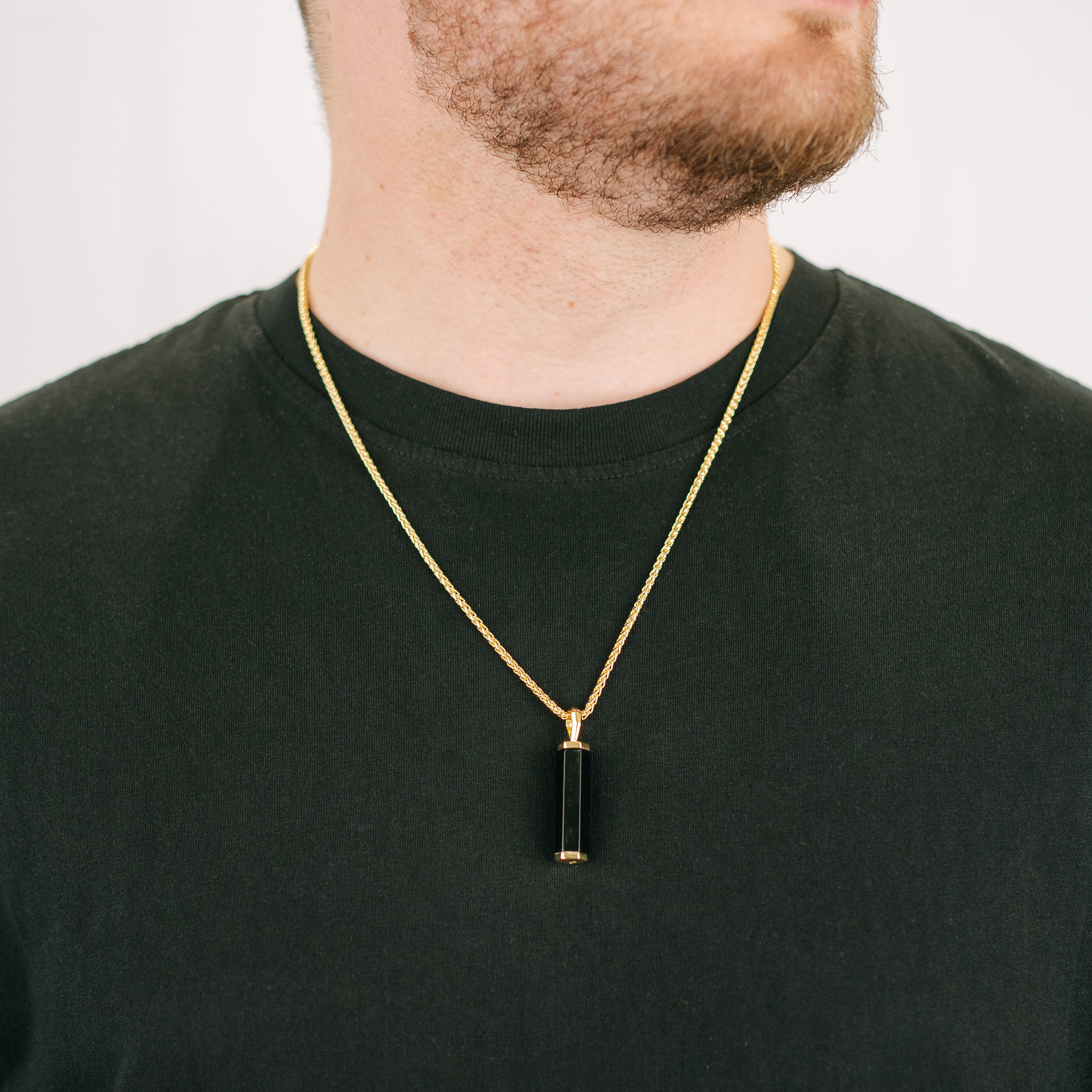 Anhänger Onyx Stab