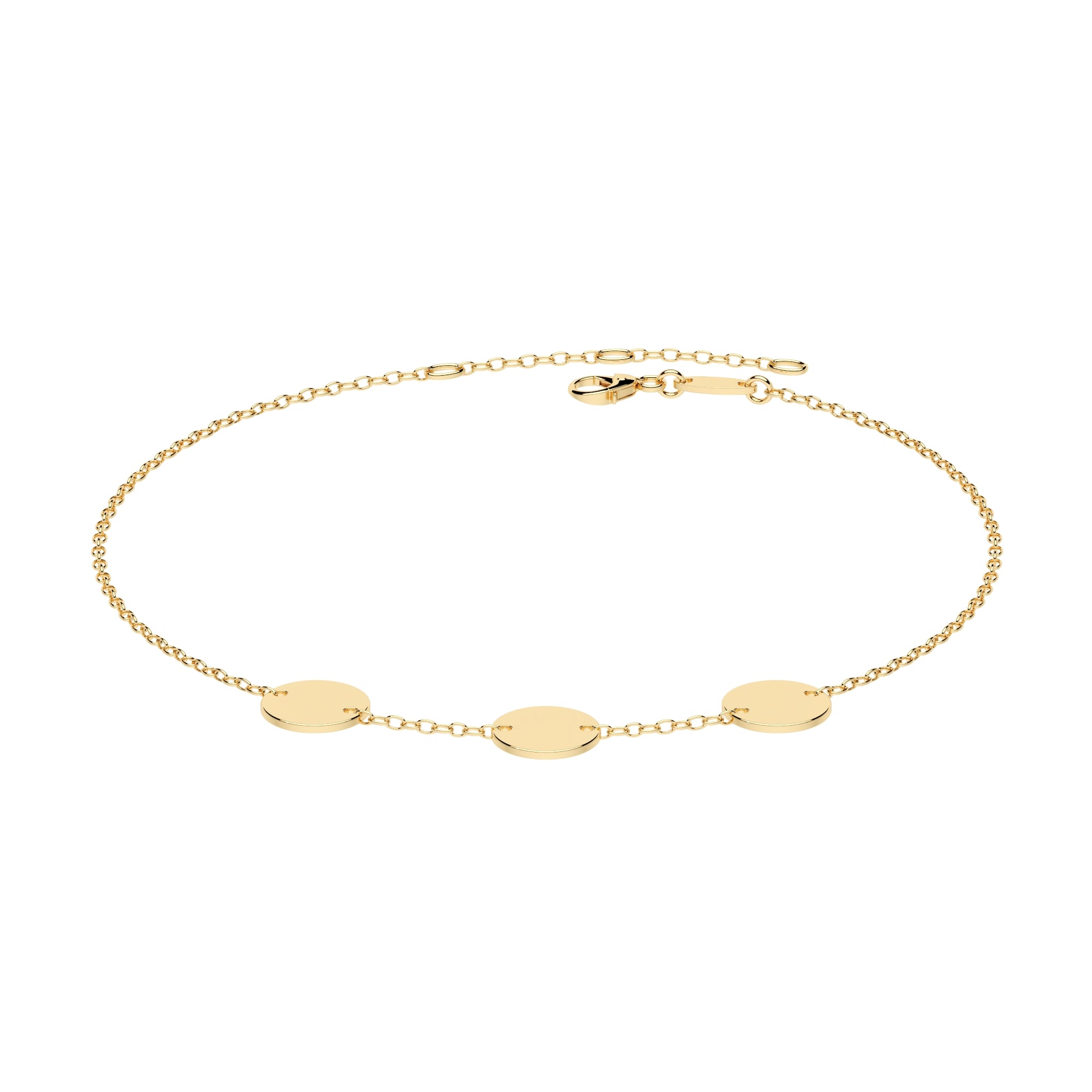 Armband mit drei Coins