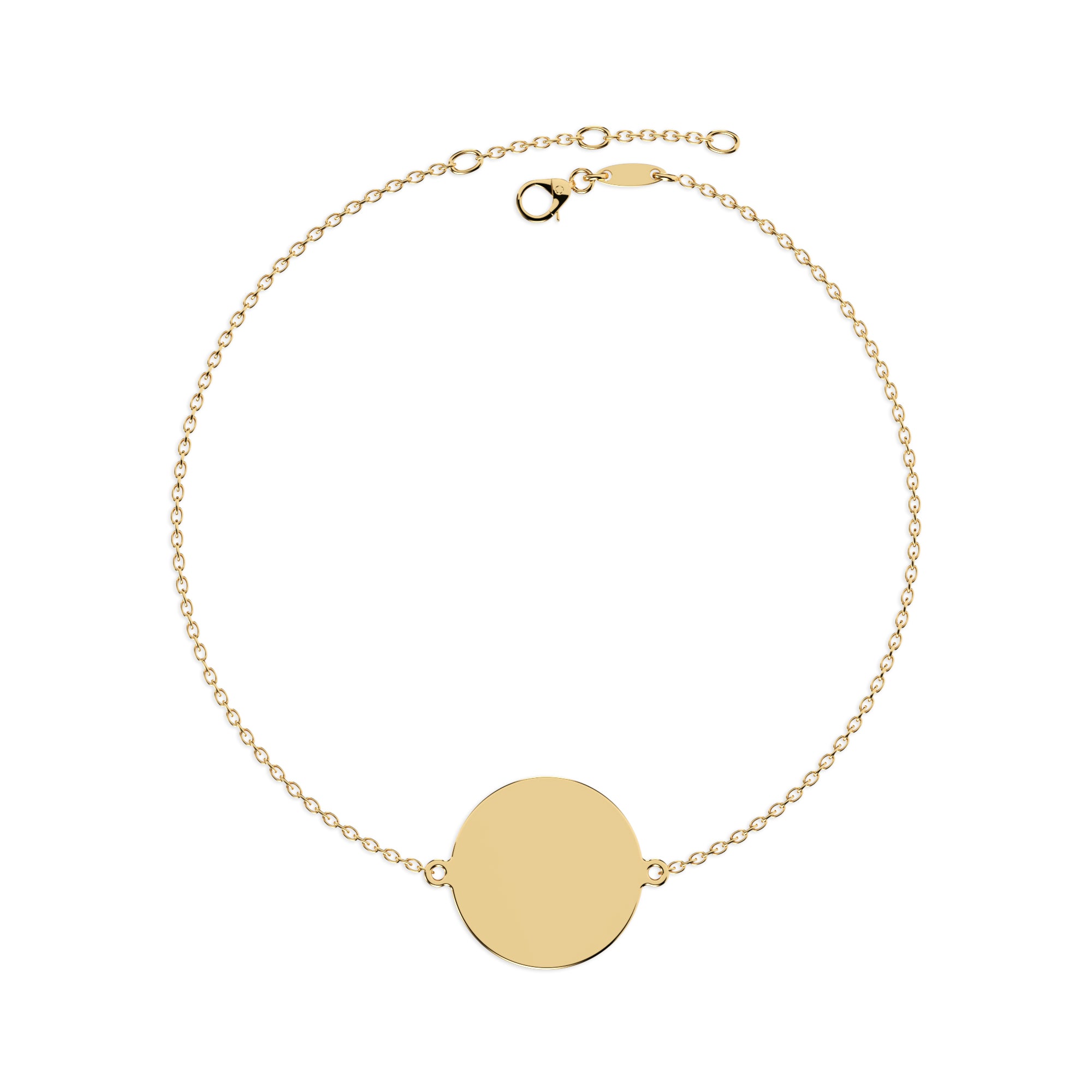 Armband Coin eingebunden
