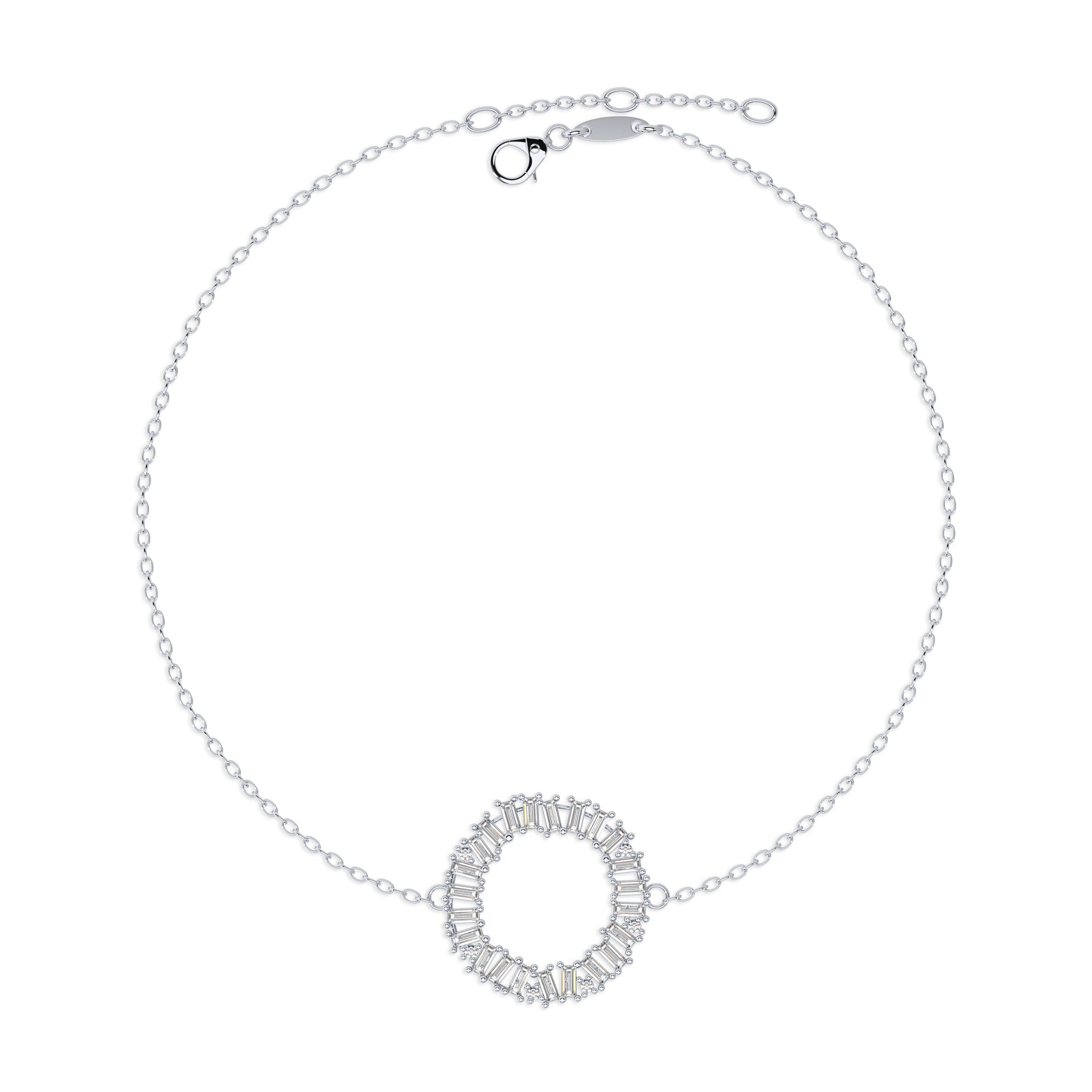 Armband Baguette Kreis