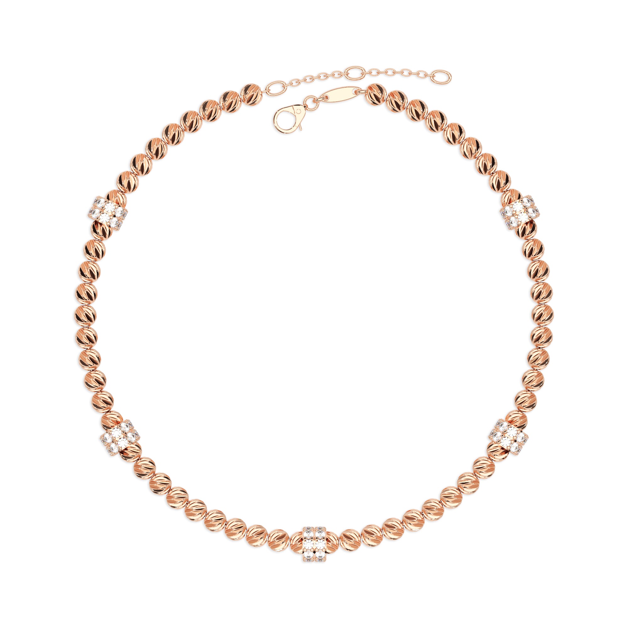 Armband Kugeln diamantiert Zirkonia