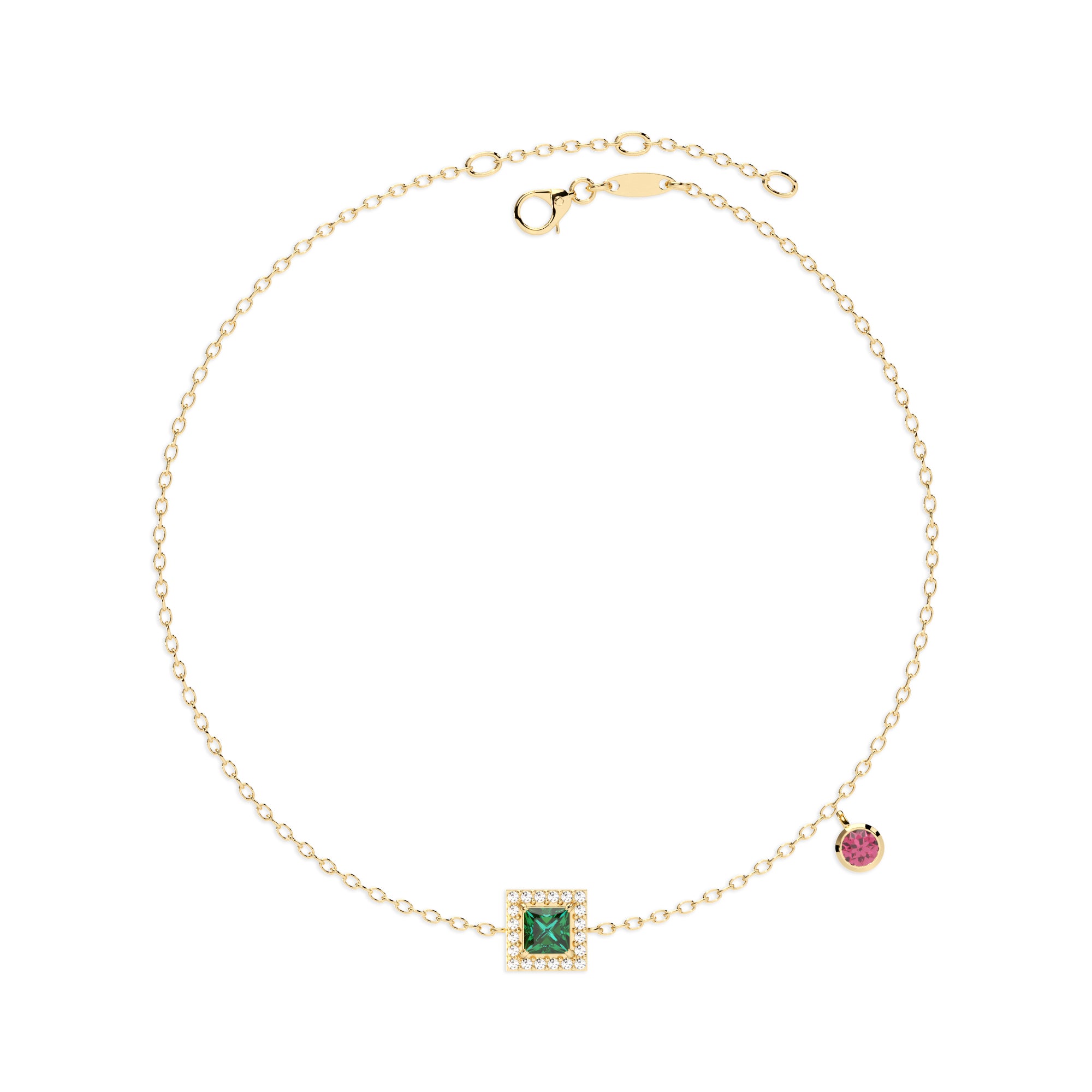 Armband Halo eckig