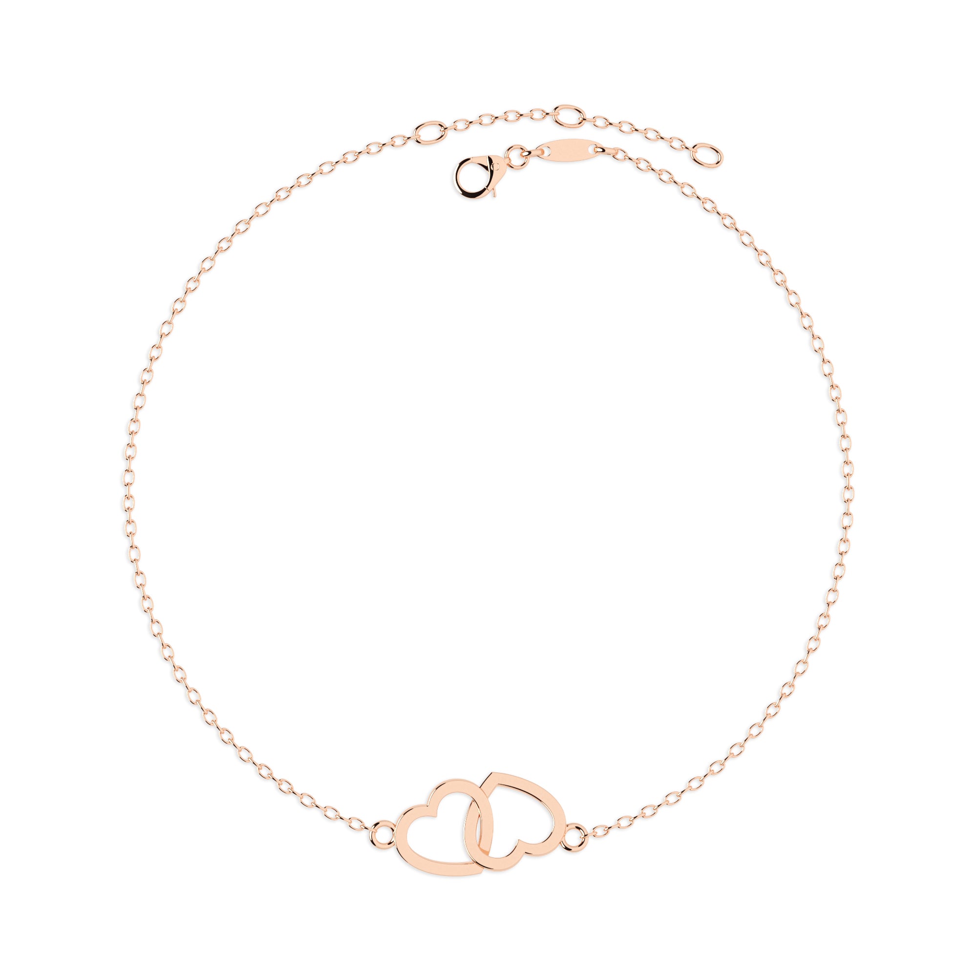 Armband zwei Herzen