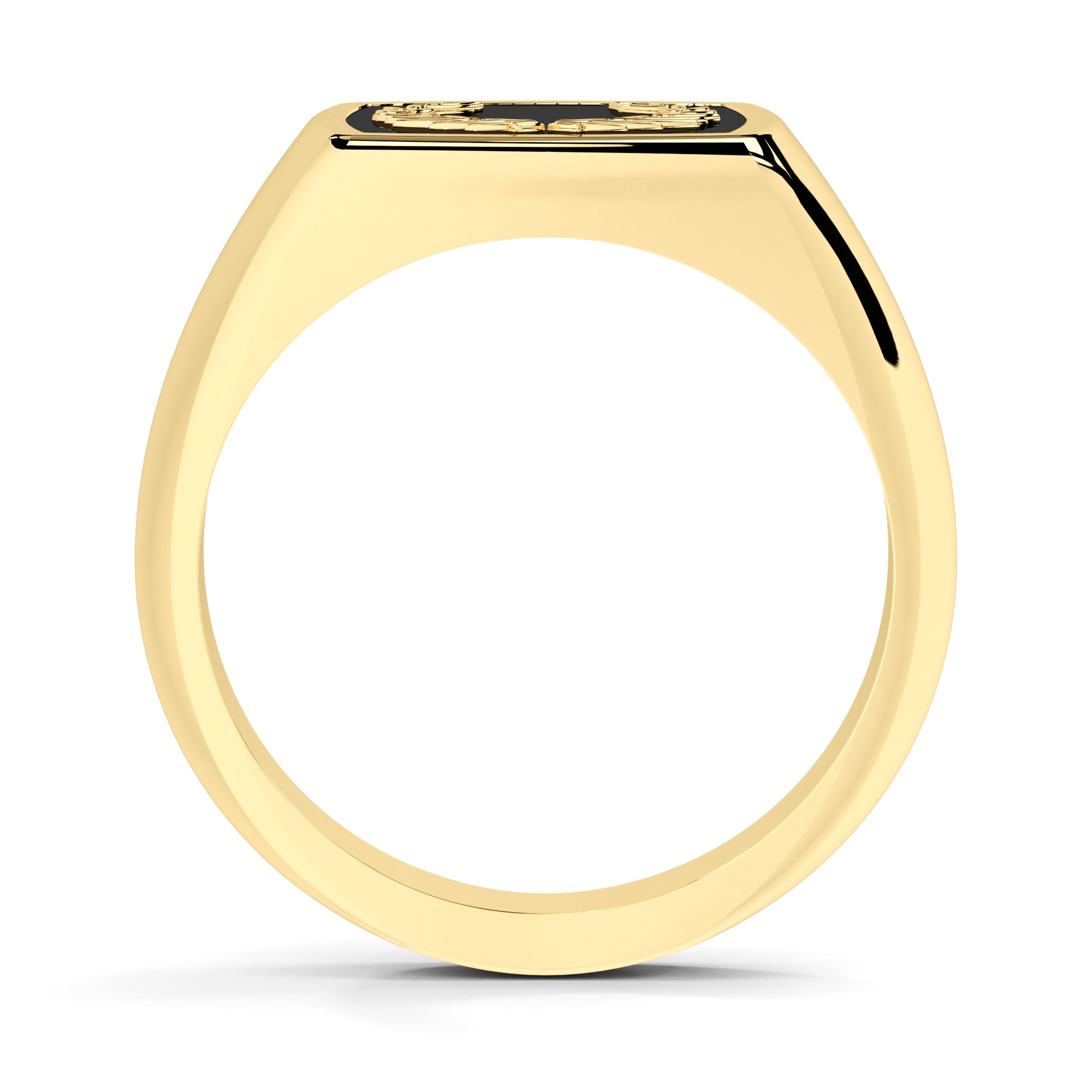 Ring Lorbeerkranz Onyx