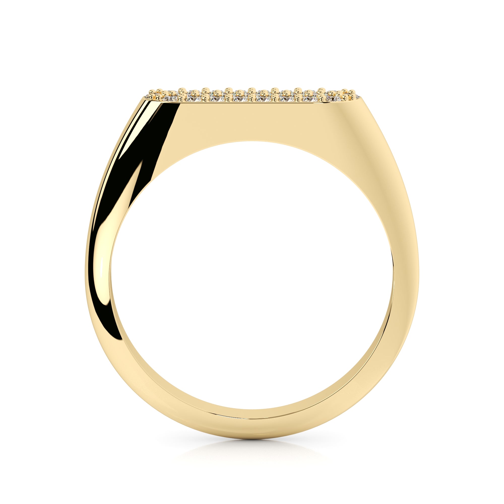 Ring oval Pavé