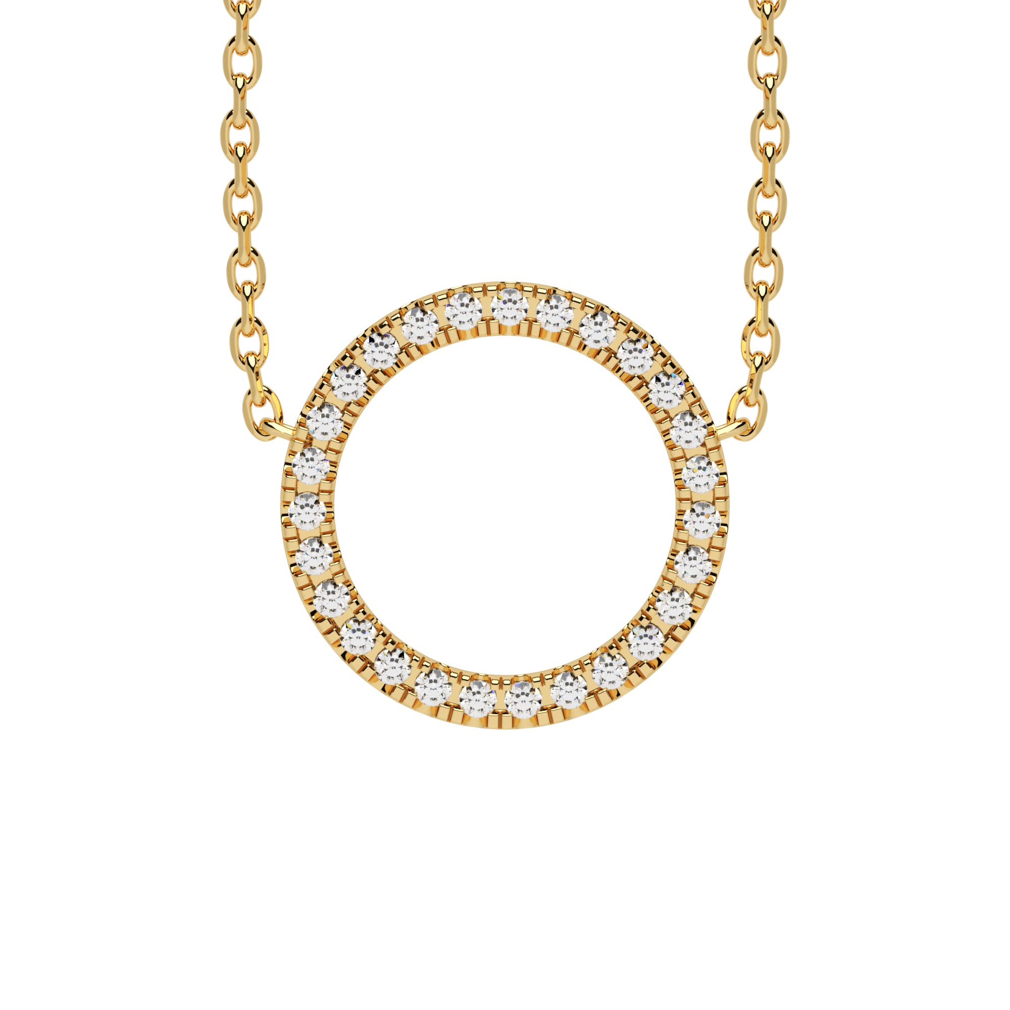 Halskette Kreis Pavé