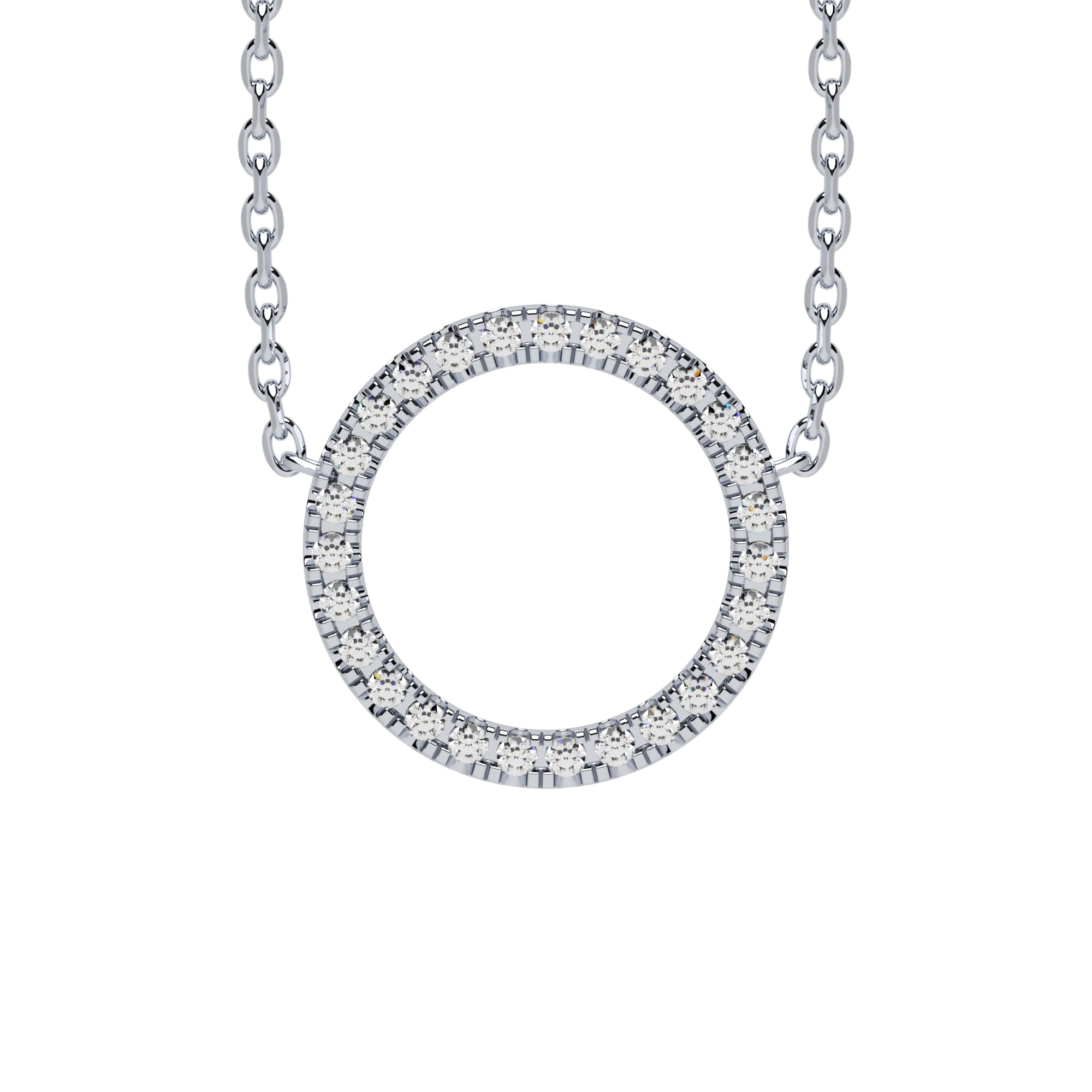 Halskette Kreis Pavé