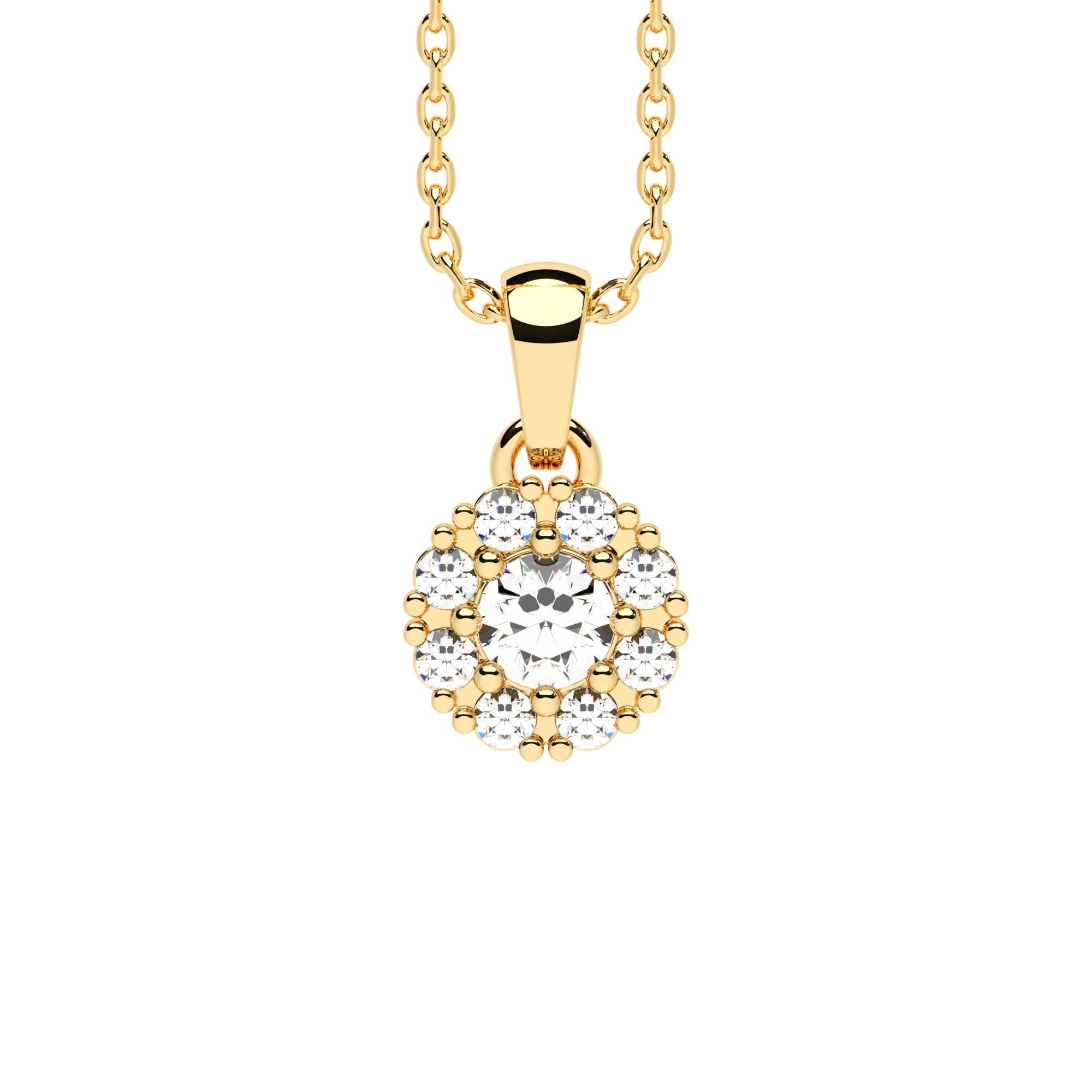 Halskette Zirkonia Pavé