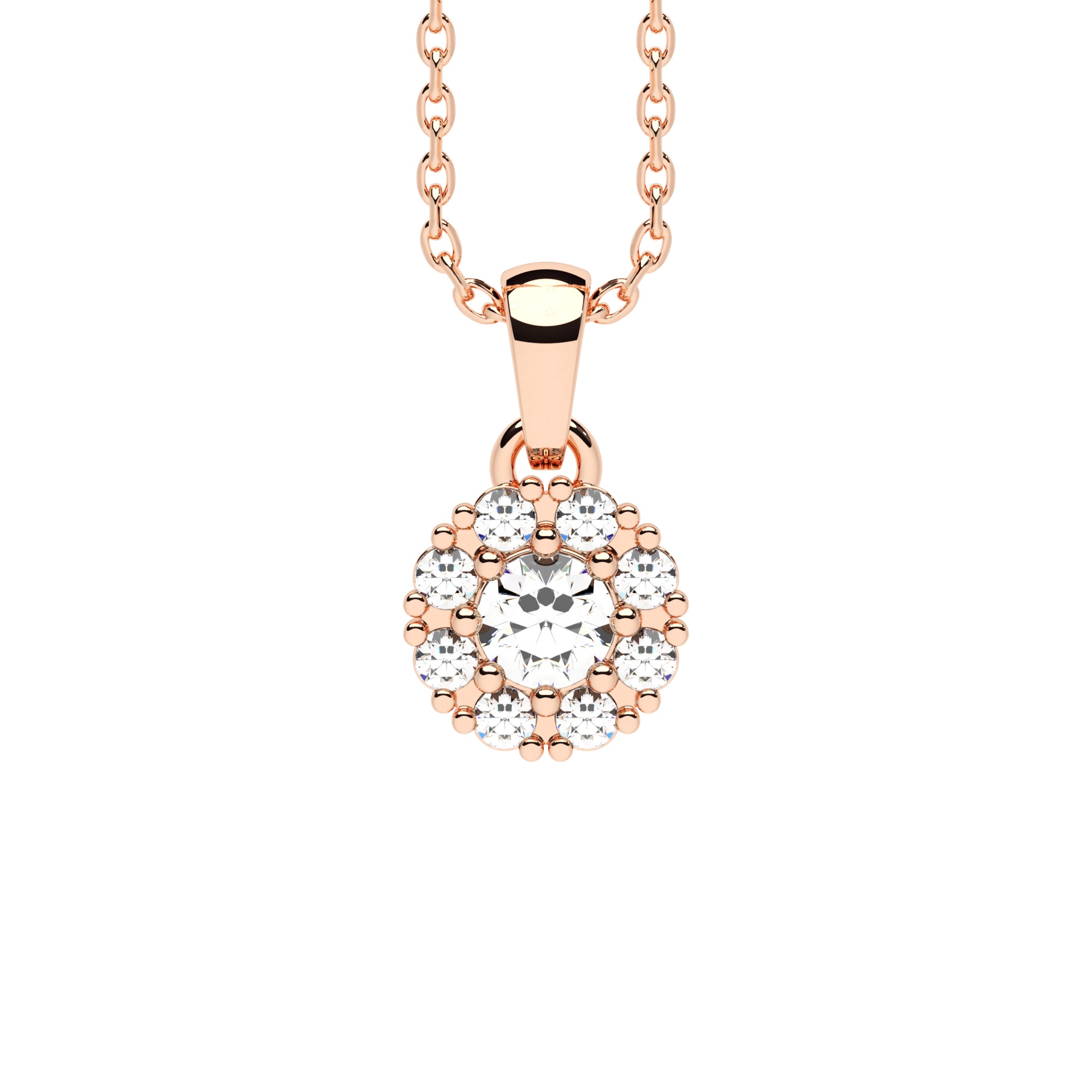 Halskette Zirkonia Pavé