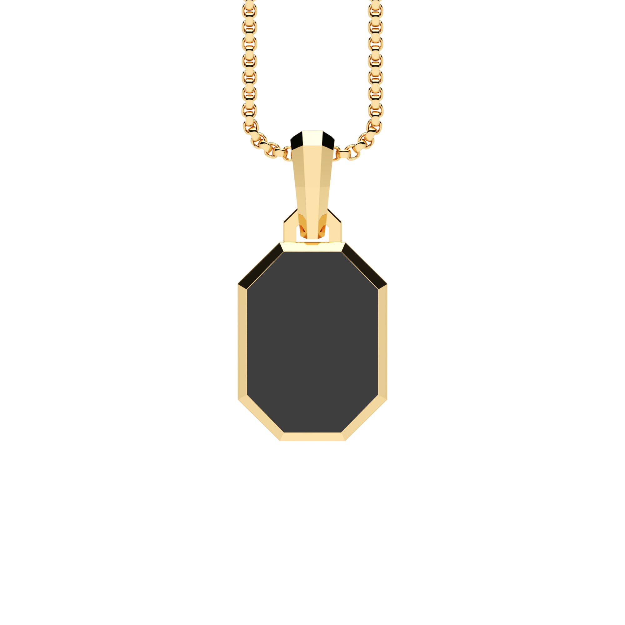 Anhänger Oktogon Onyx