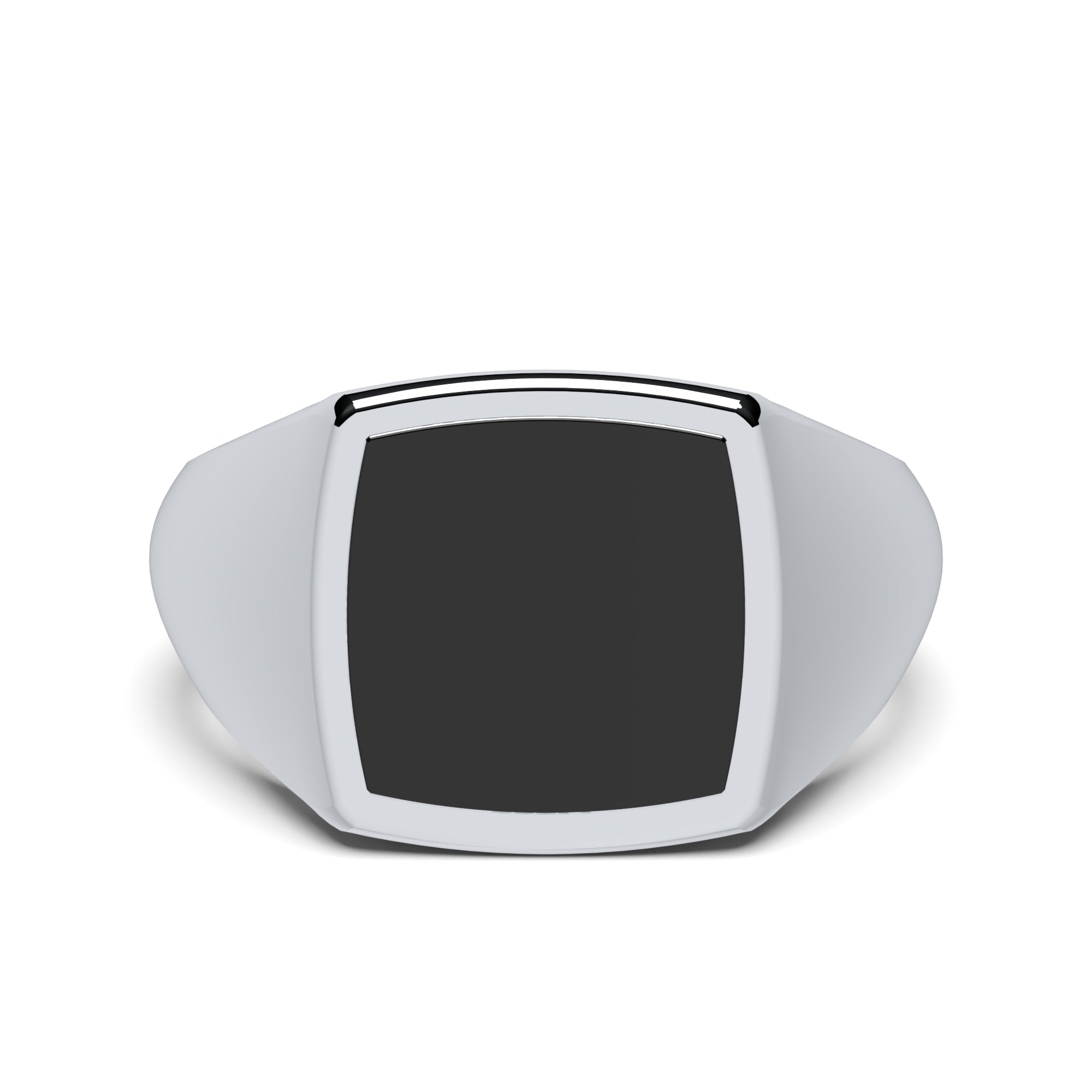 Siegelring eckig Onyx