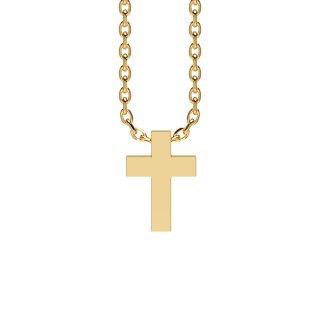 Halskette Kreuz Gold