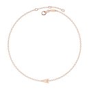 Letters with Love - Armband Buchstabe A Roségold